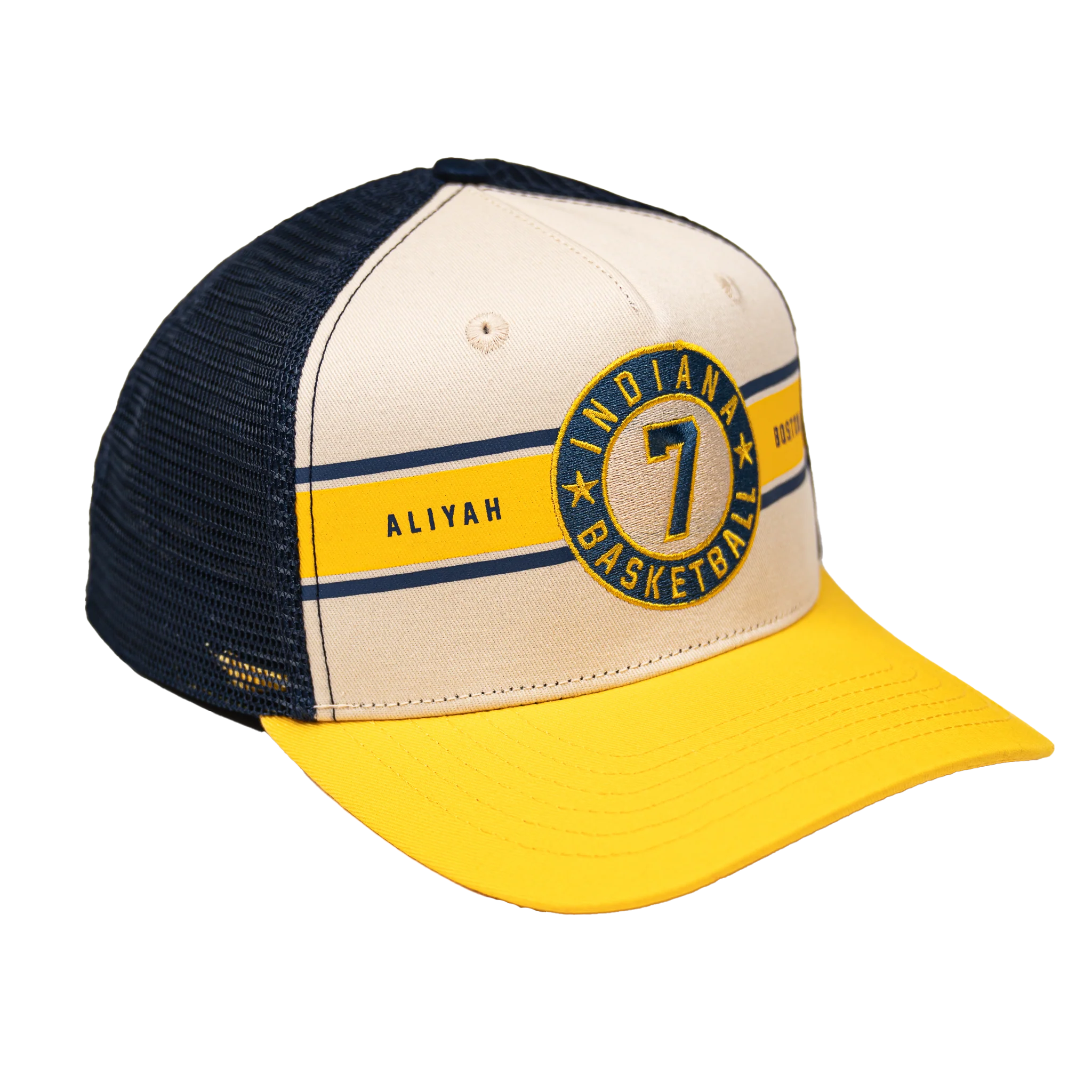 Adult Indiana Fever #7 Aliyah Boston ID Hat in Natural by Kur8ted - Image 3