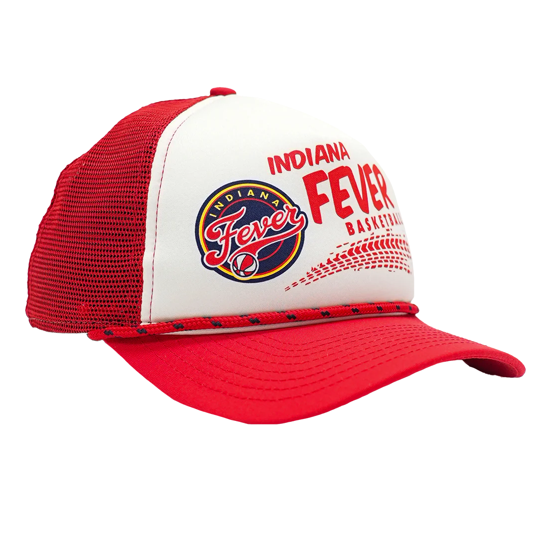 Adult Indiana Fever 9FORTY Rally Drive Hat in White by New Era - Image 3