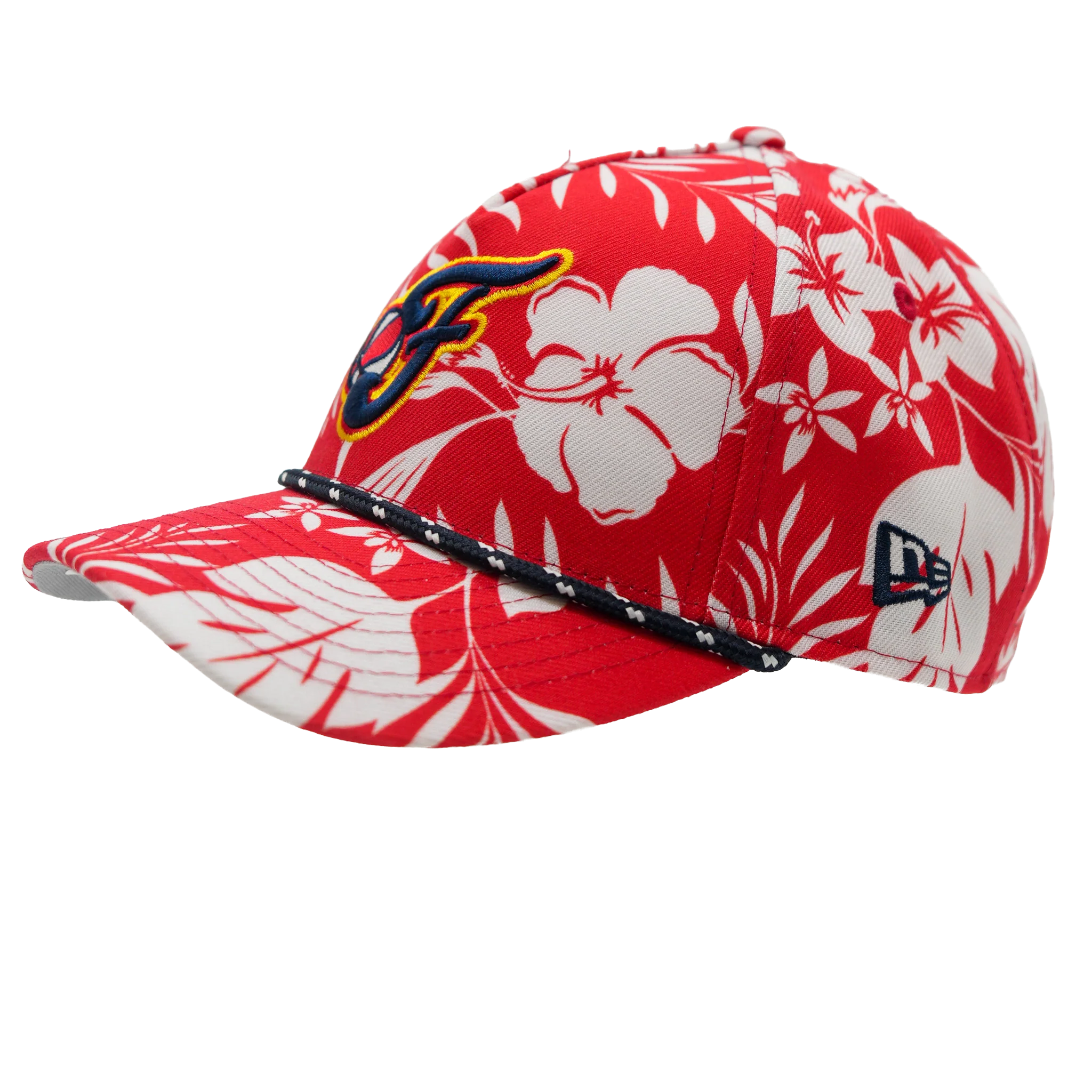 Women's Indiana Fever Floral 9Forty Hat in Red by New Era - Image 2