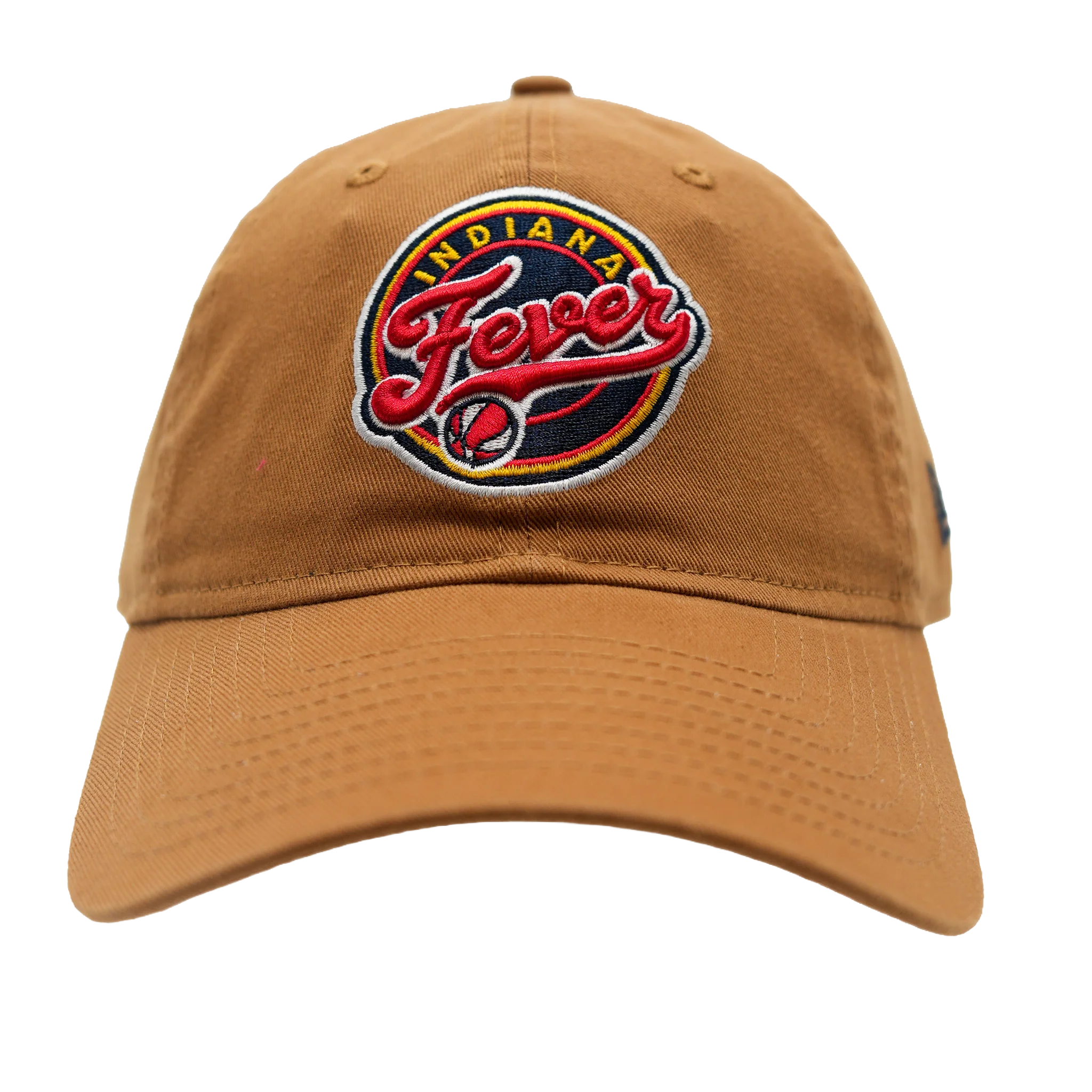 Adult Indiana Fever Primary Logo 9Twenty Hat in Brown by New Era
