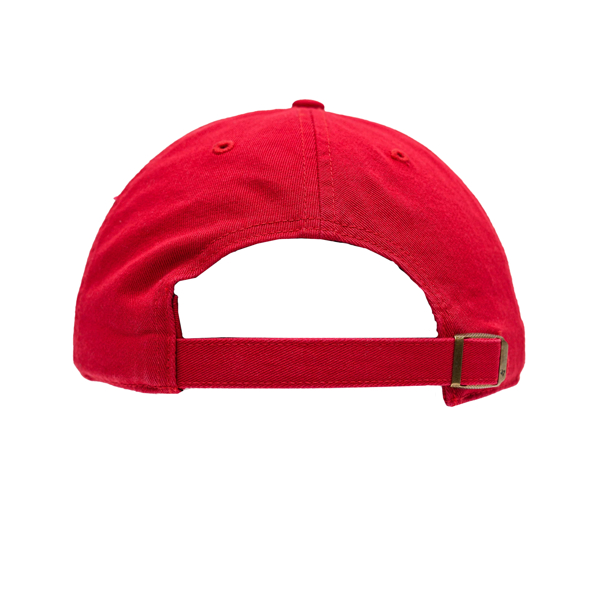 Adult Indiana Fever Primary Logo Clean-Up Hat in Red by '47 - Image 4