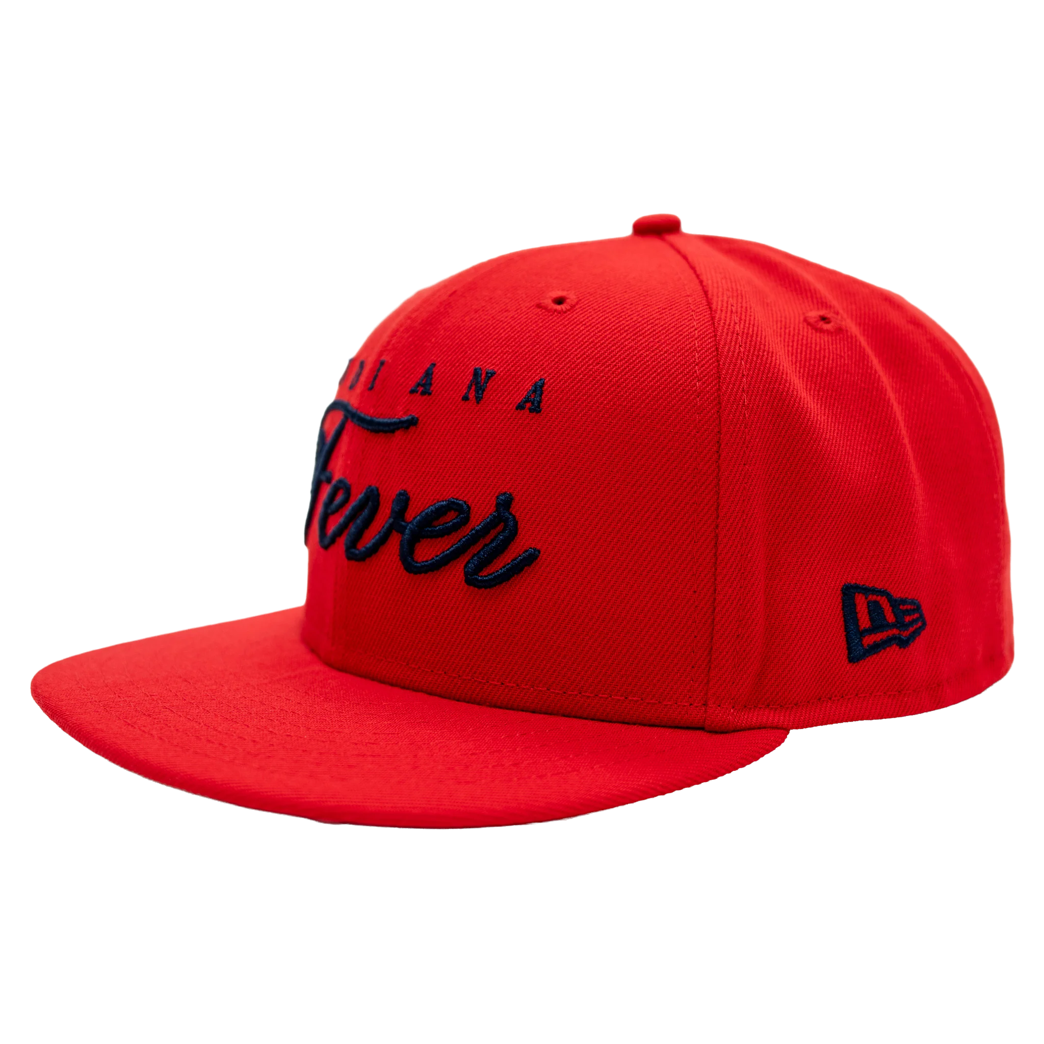 Adult Indiana Fever Scripted 59FIFTY Hat in Red by New Era - Image 3
