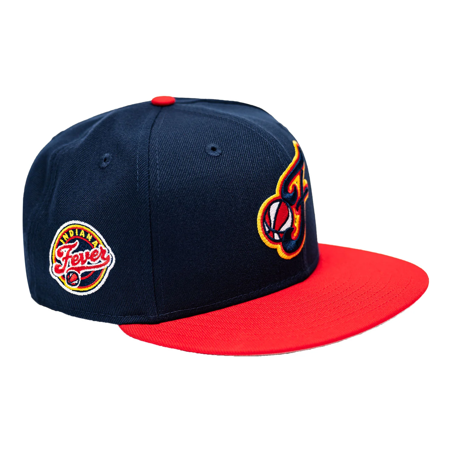 Adult Indiana Fever Secondary Logo 9Fifty Hat in Navy by New Era - Image 3