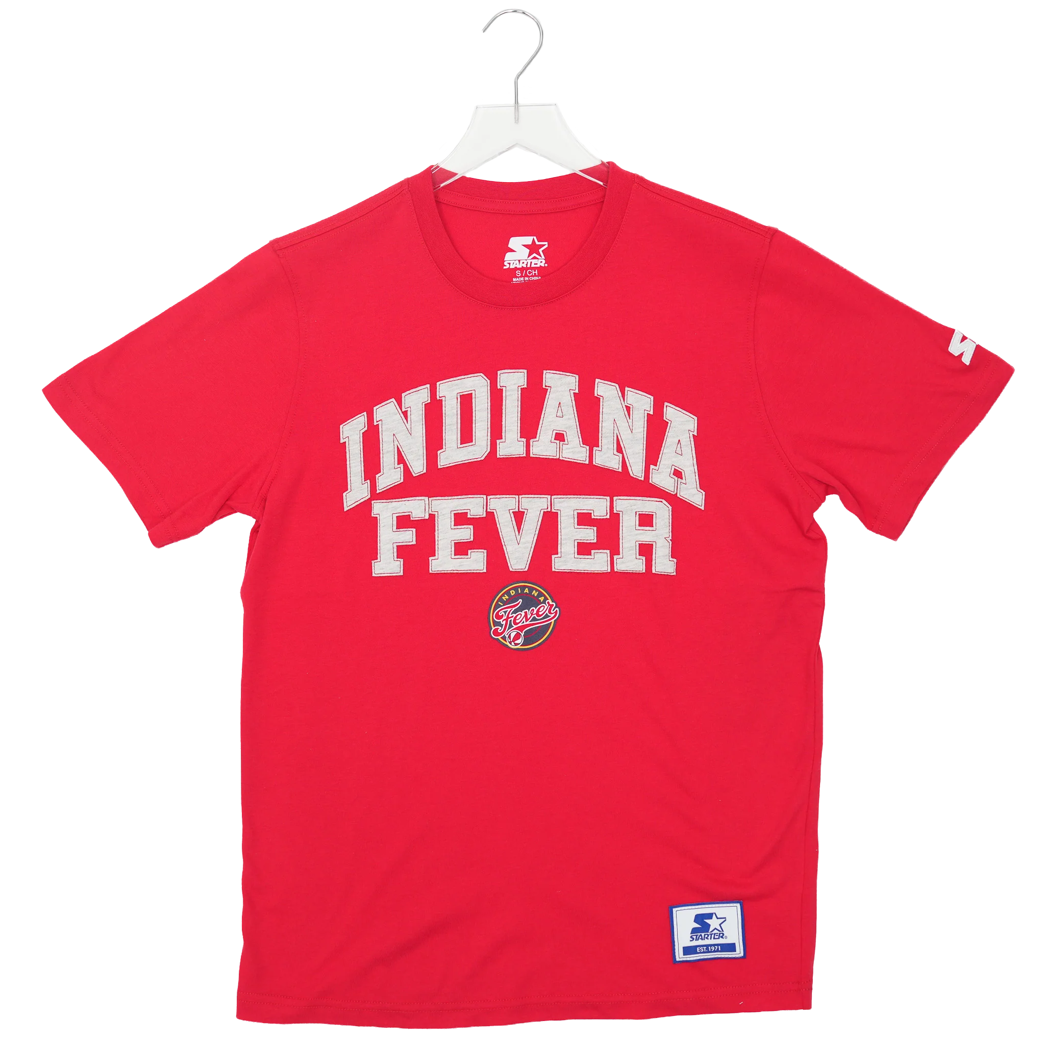 Adult Indiana Fever Starter Cornerback T-shirt in Red by G-III