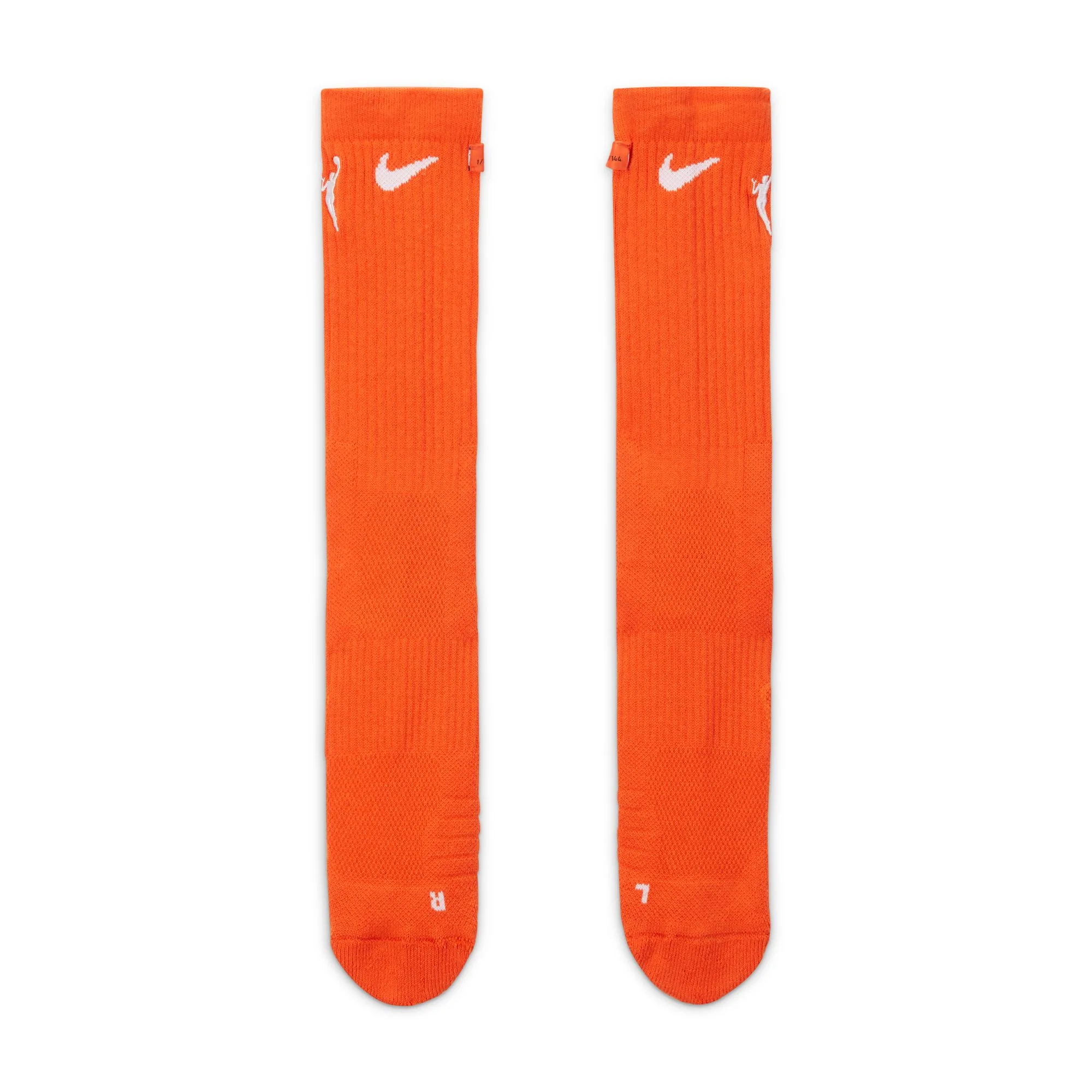 Adult Indiana Fever WNBA Elite Crew Sock in Orange by Nike - Image 3