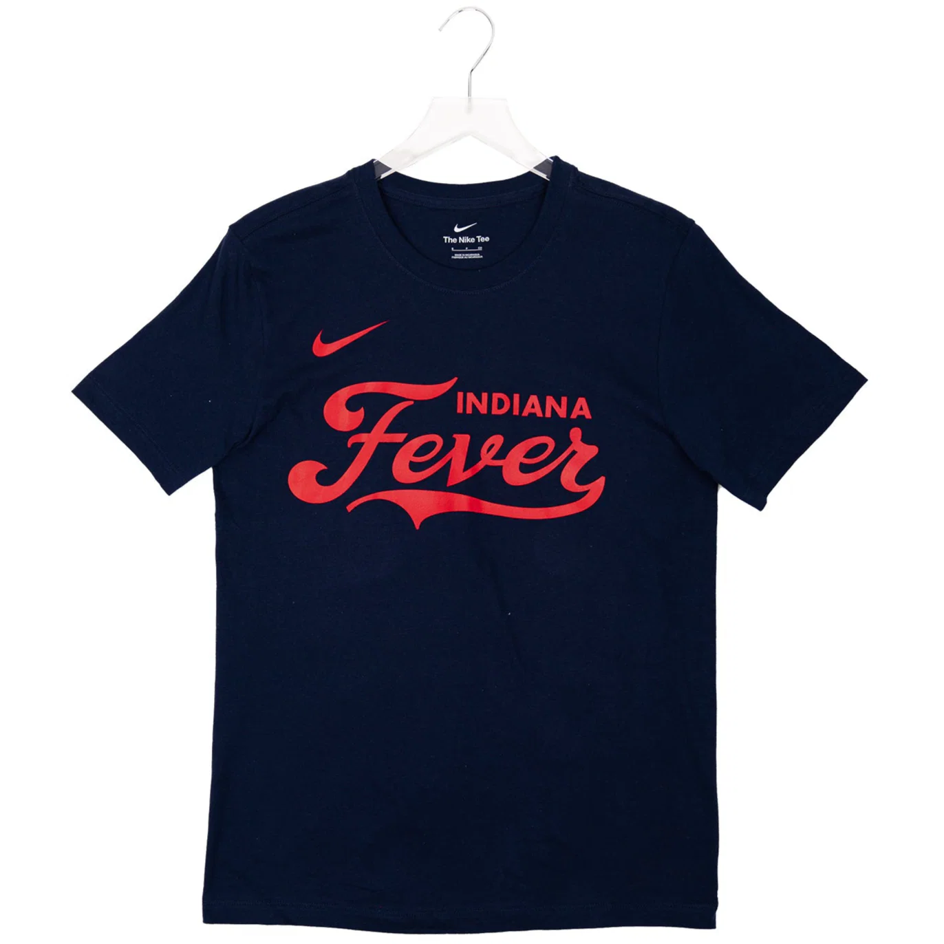 Adult Indiana Fever Wordmark Core Cotton Shirt in Navy by Nike