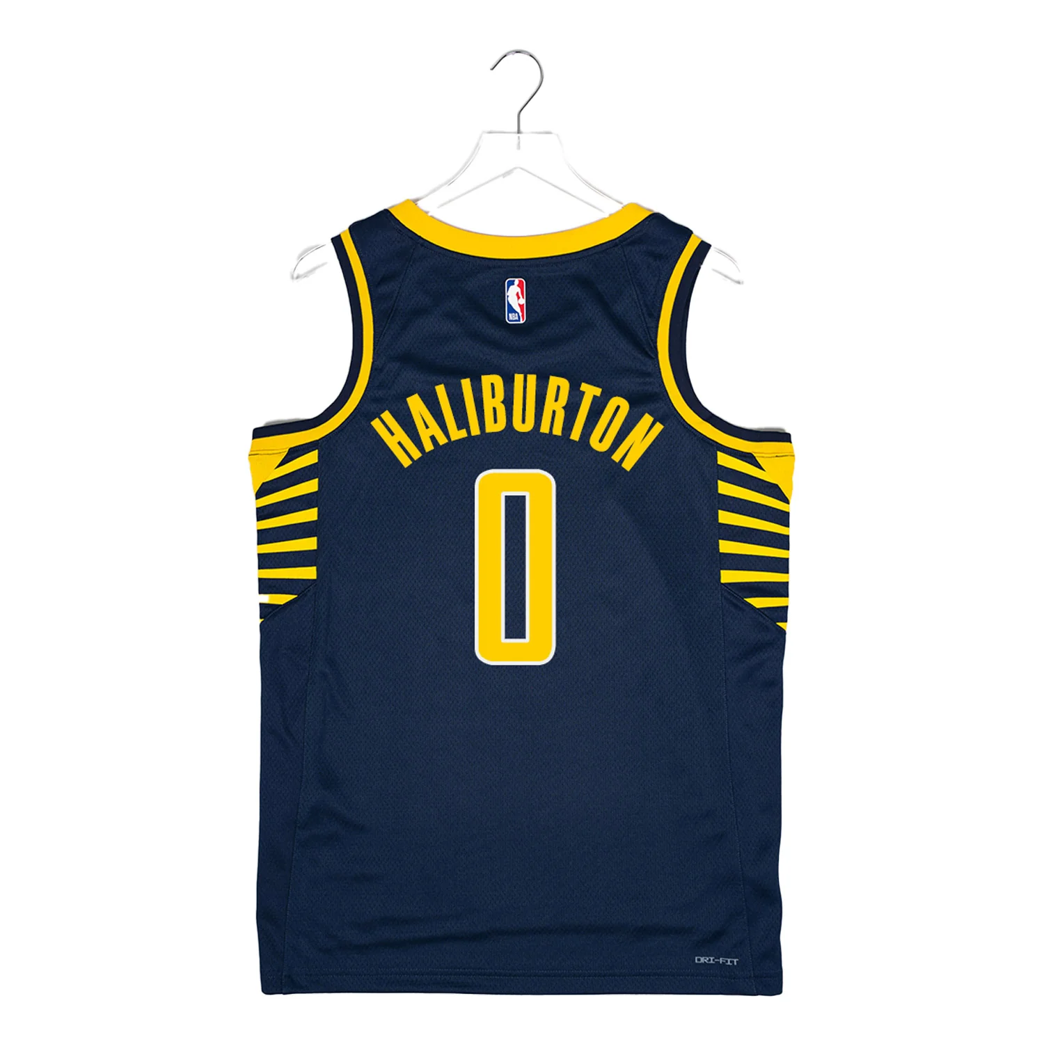 Adult Indiana Pacers #0 Tyrese Haliburton Icon Swingman Jersey in Navy by Nike