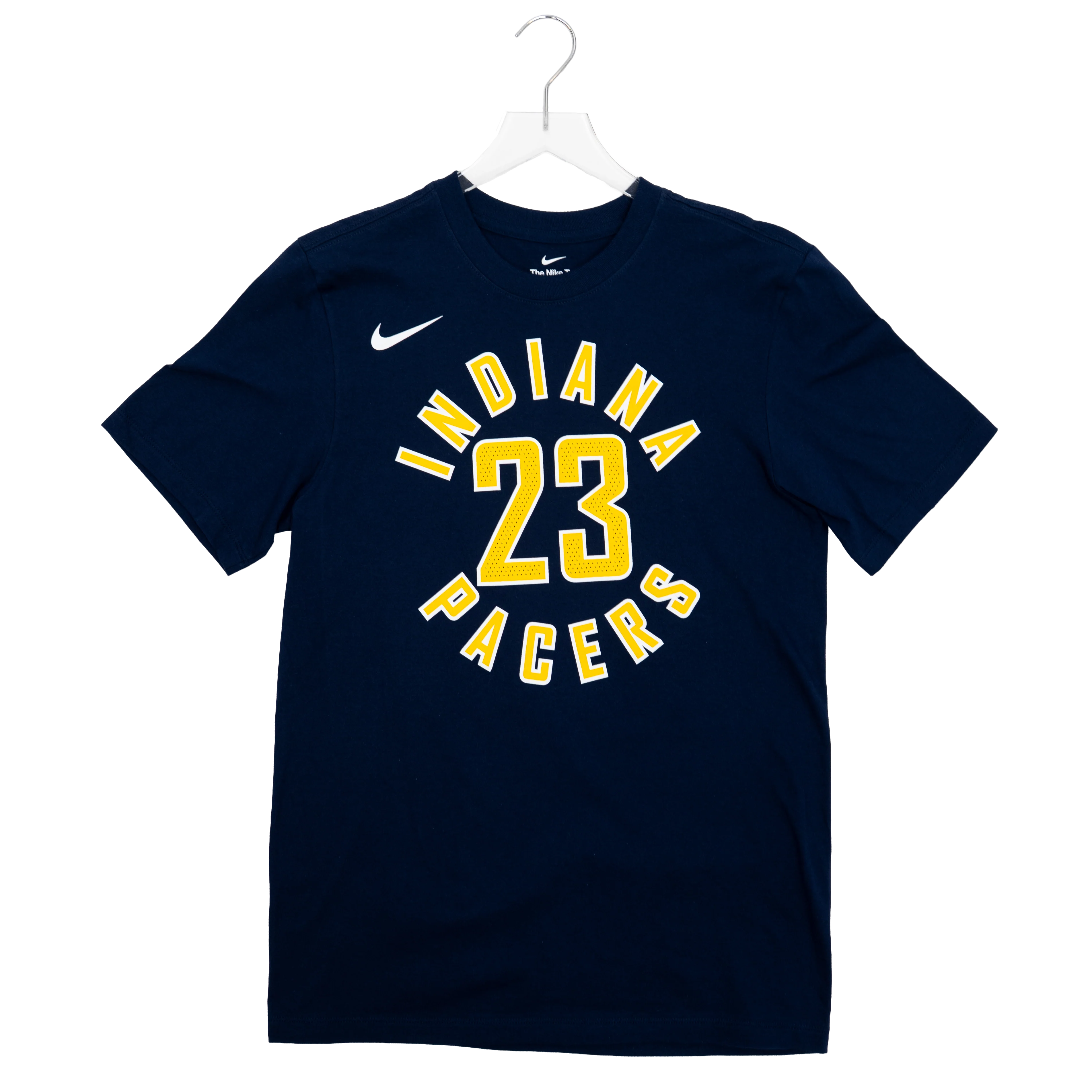 Adult Indiana Pacers #23 Aaron Nesmith Icon Name and Number T-shirt in Navy by Nike - Image 2
