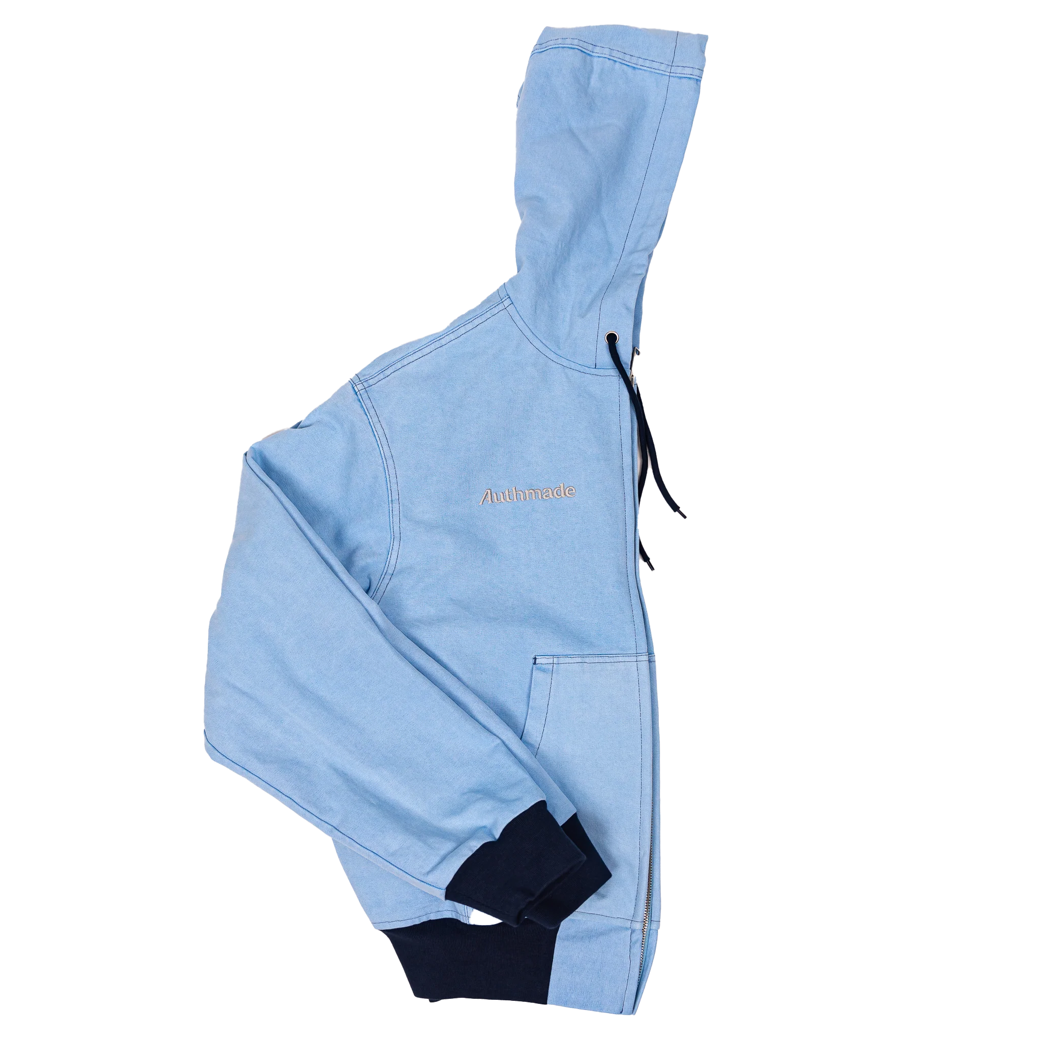 Adult Indiana Pacers 24-25' CITY EDITION Full-Zip Work Jacket in Denim by Authmade - Image 3