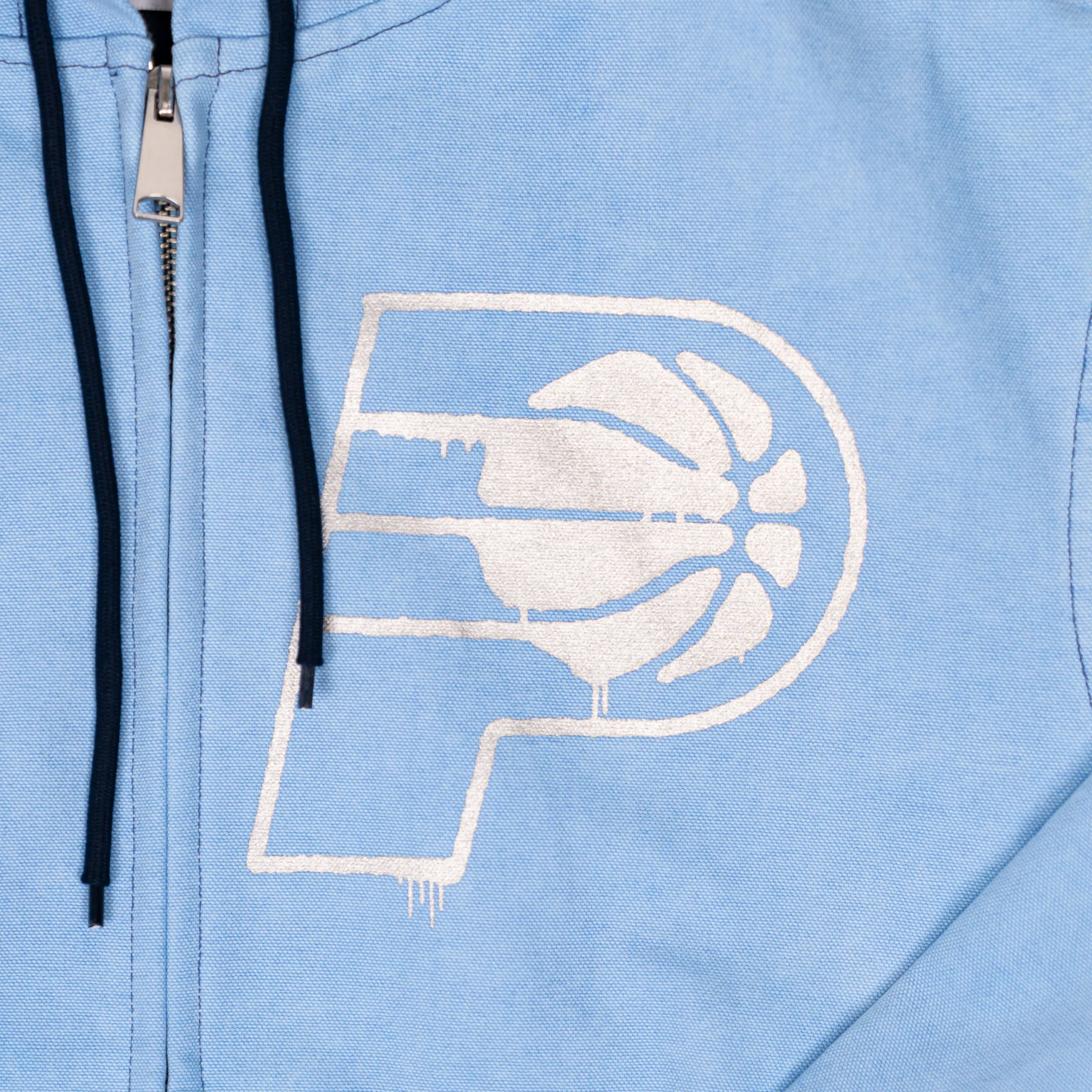 Adult Indiana Pacers 24-25' CITY EDITION Full-Zip Work Jacket in Denim by Authmade - Image 5