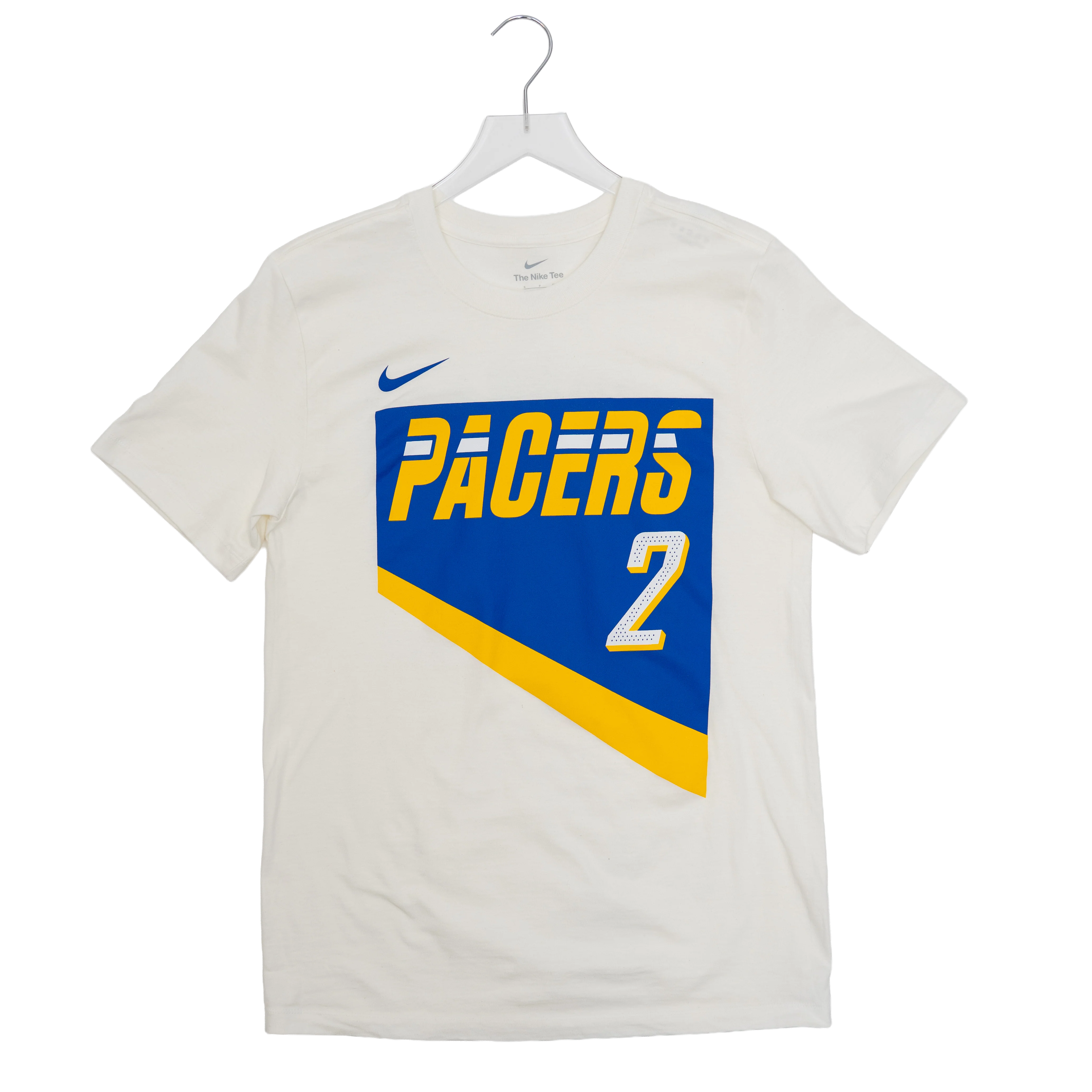 Adult Indiana Pacers 25-26 CITY EDITION 2 Andrew Nembhard Name and Number T-shirt in White by Nike - Image 2