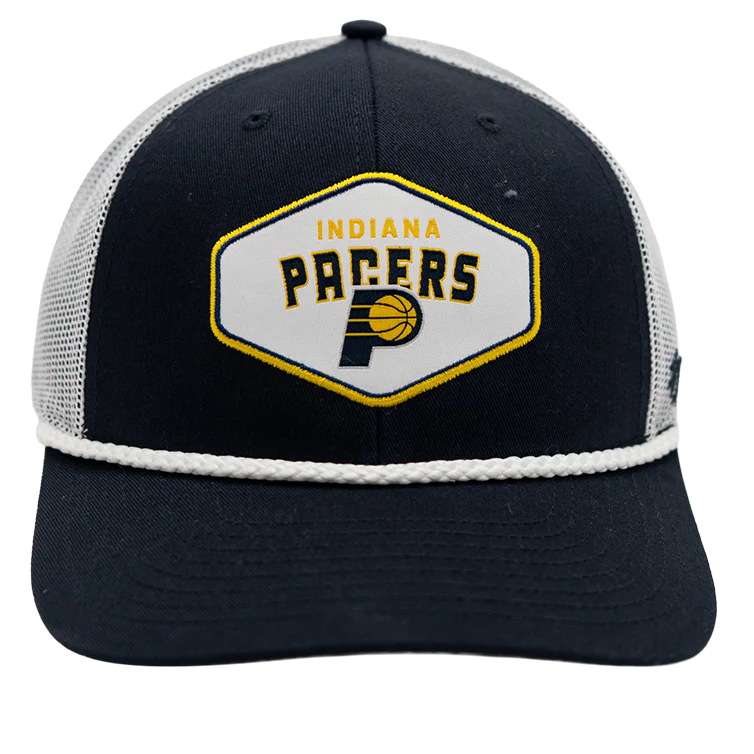Adult Indiana Pacers Ace Out Trucker Hat in Navy by '47
