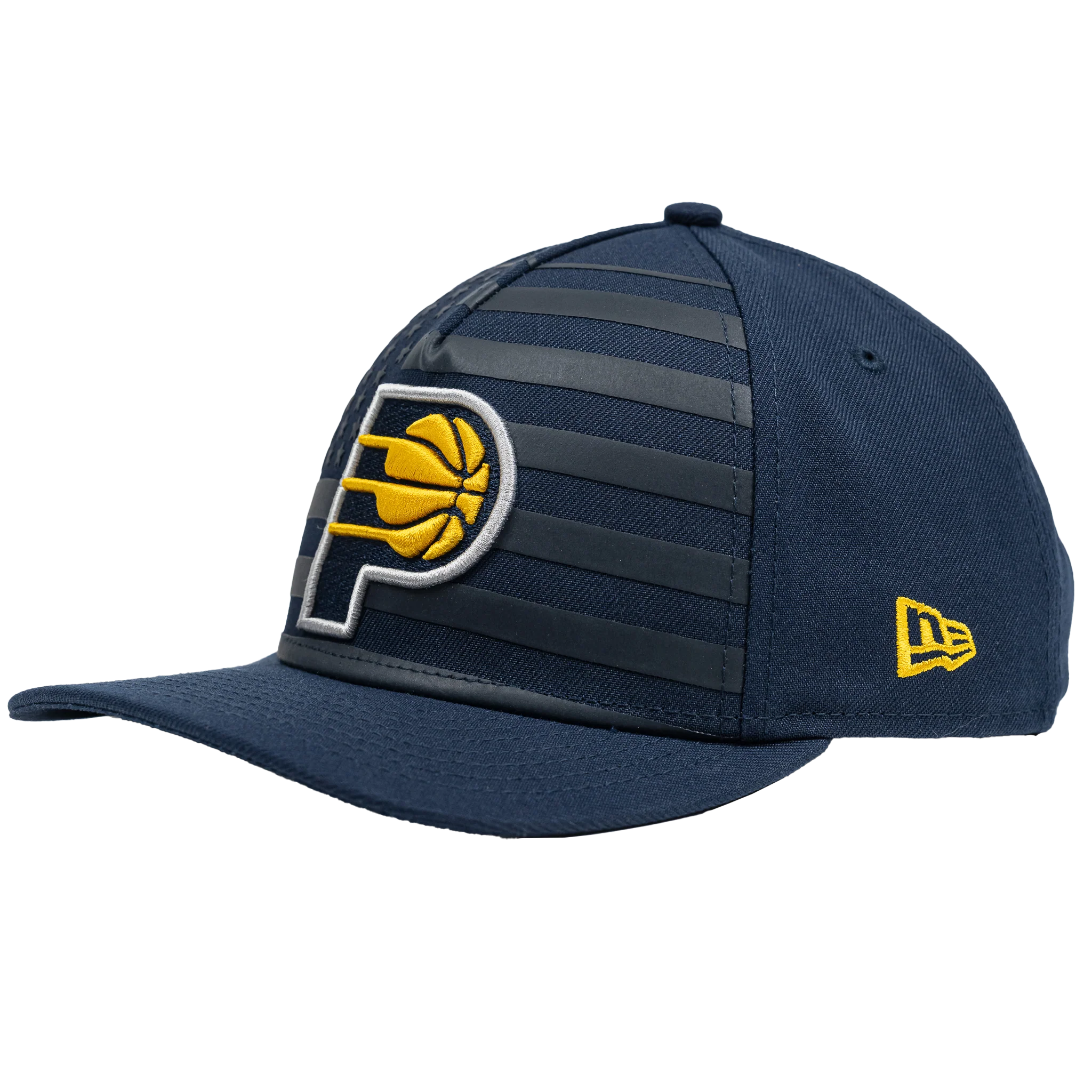 Adult Indiana Pacers American Flag 9Forty Hat in Navy by New Era - Image 3