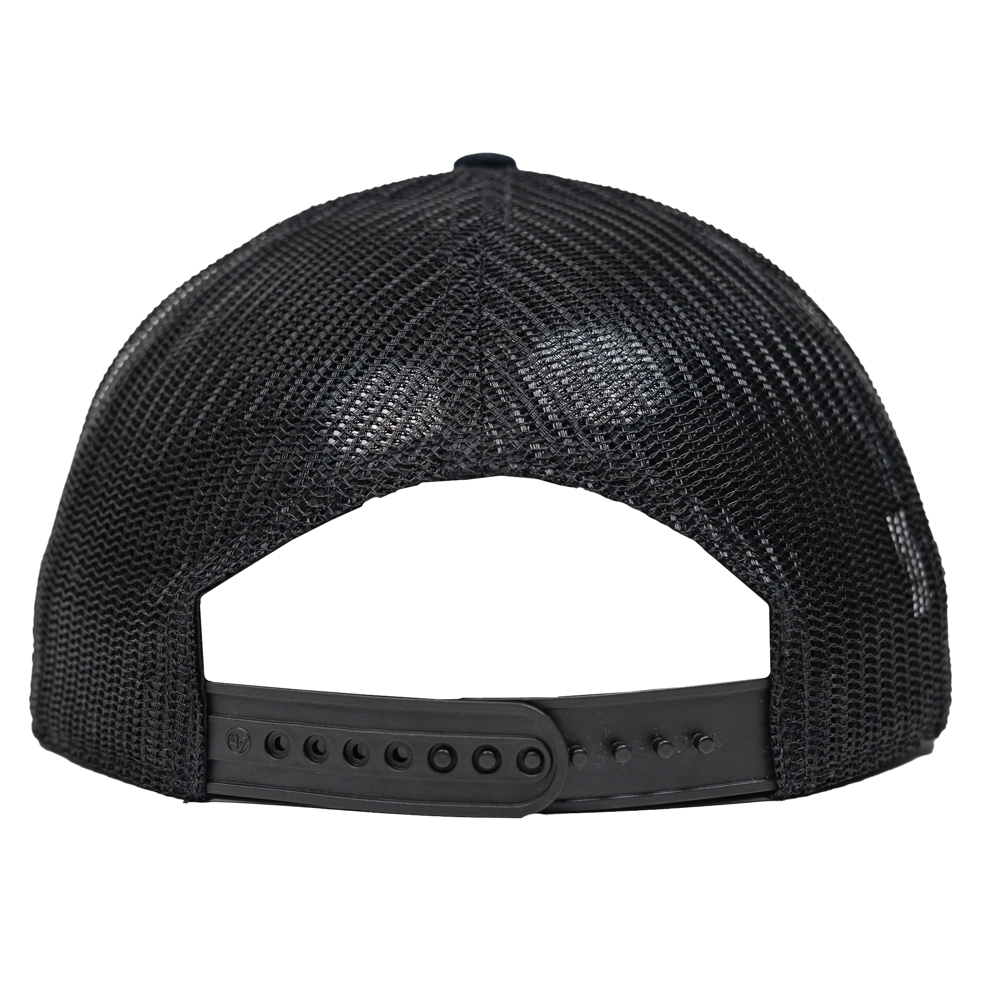 Adult Indiana Pacers Black Hide Trucker Hat in Black by '47 - Image 4