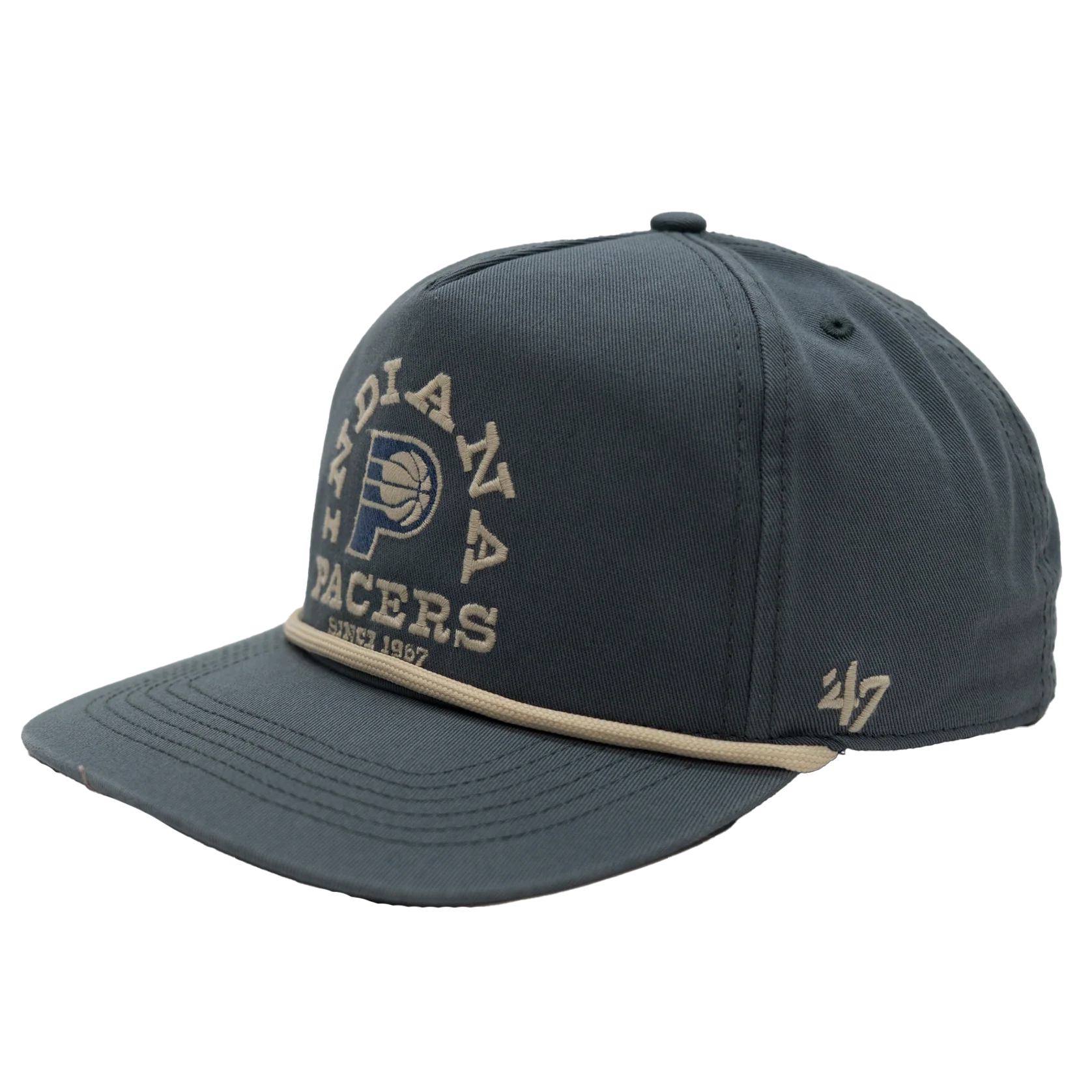 Adult Indiana Pacers Canyon Ranchero Hitch Hat in Blue by ‘47 - Image 3