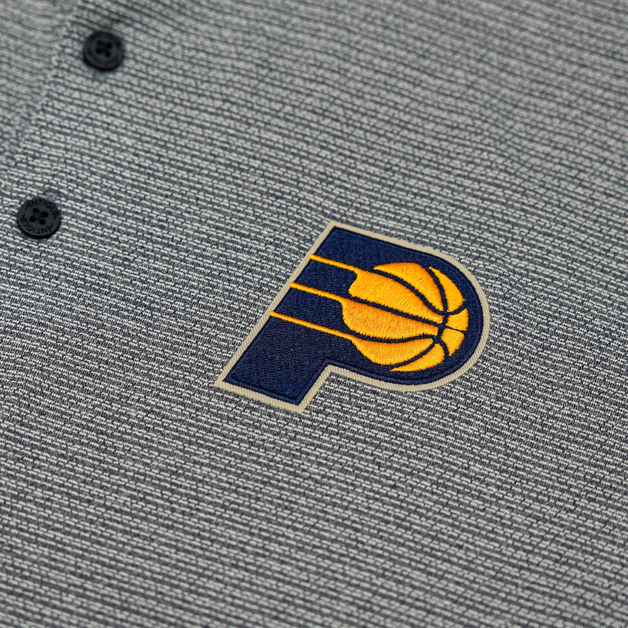 Adult Indiana Pacers Changeover Polo Shirt in Grey by Antigua - Image 2