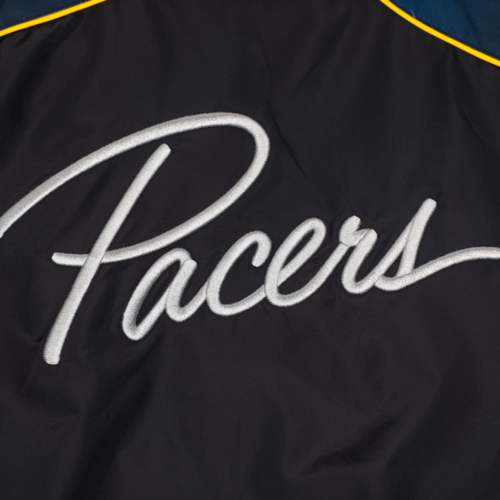 Adult Indiana Pacers Chrome Full-Zip Windbreaker in Navy by Authmade - Image 5