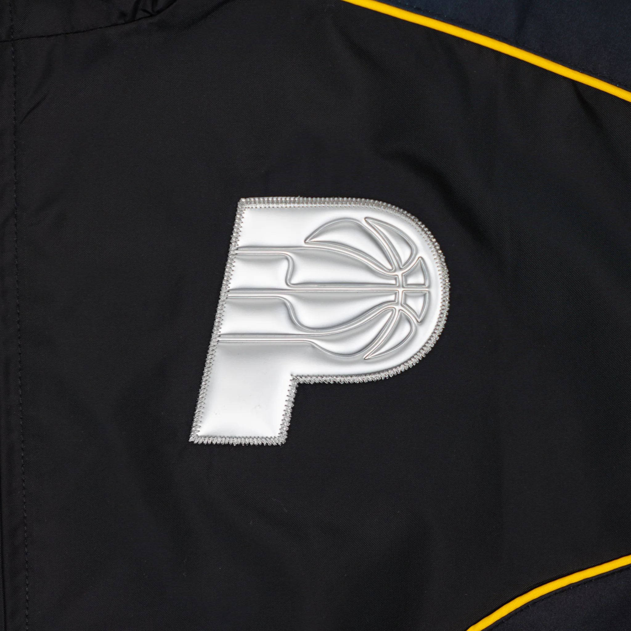 Adult Indiana Pacers Chrome Full-Zip Windbreaker in Navy by Authmade - Image 7