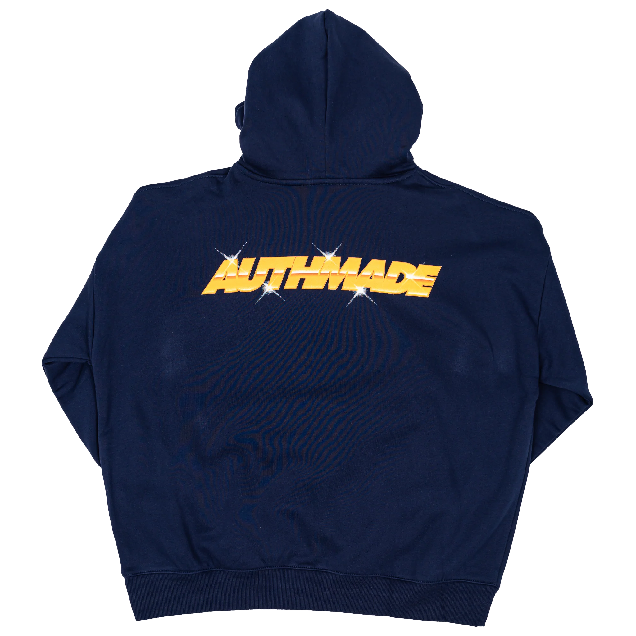 Adult Indiana Pacers Chrome Logo Hooded Sweatshirt in Navy by Authmade - Image 2