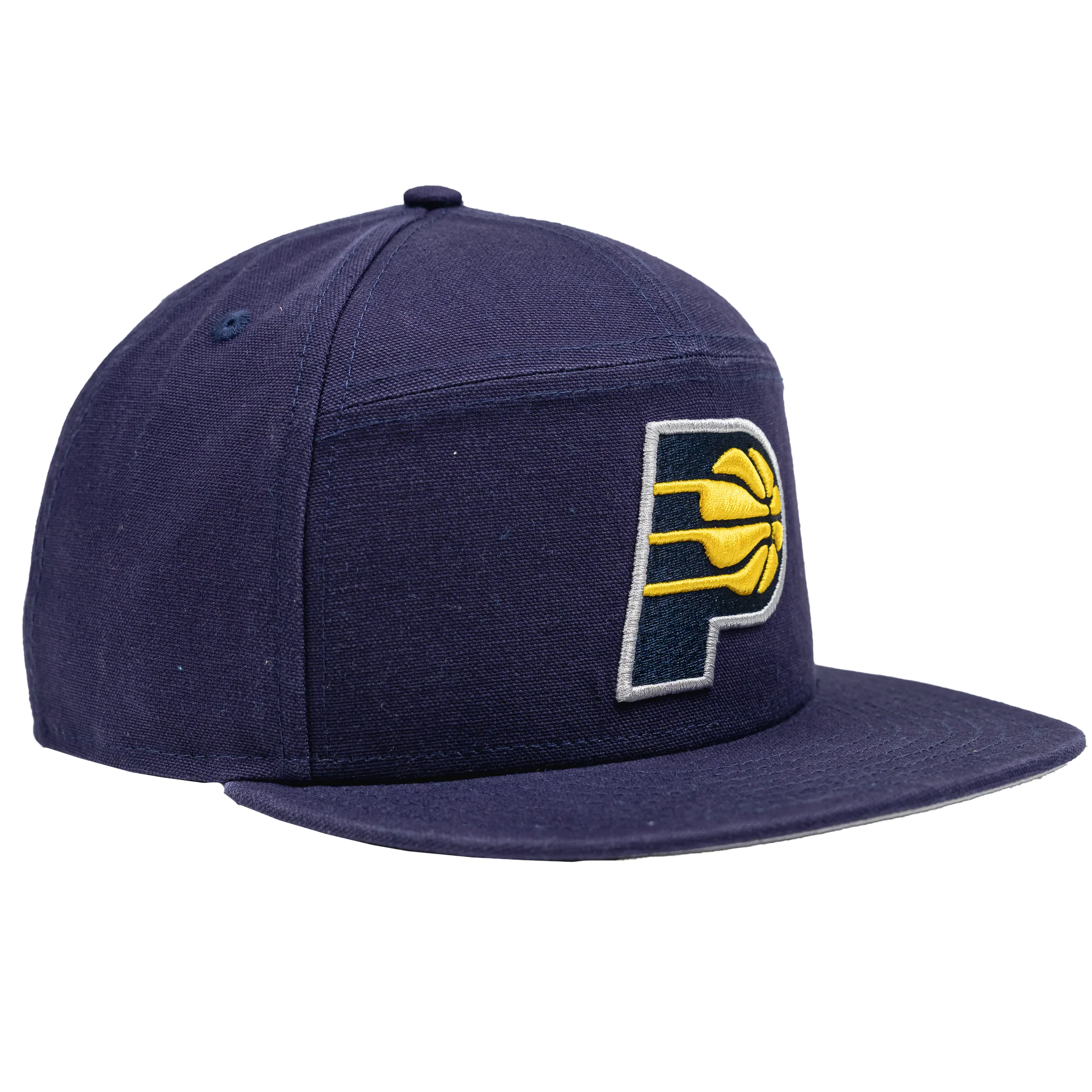 Adult Indiana Pacers Cotton Canvas 9Fifty Hat in Navy by New Era - Image 2