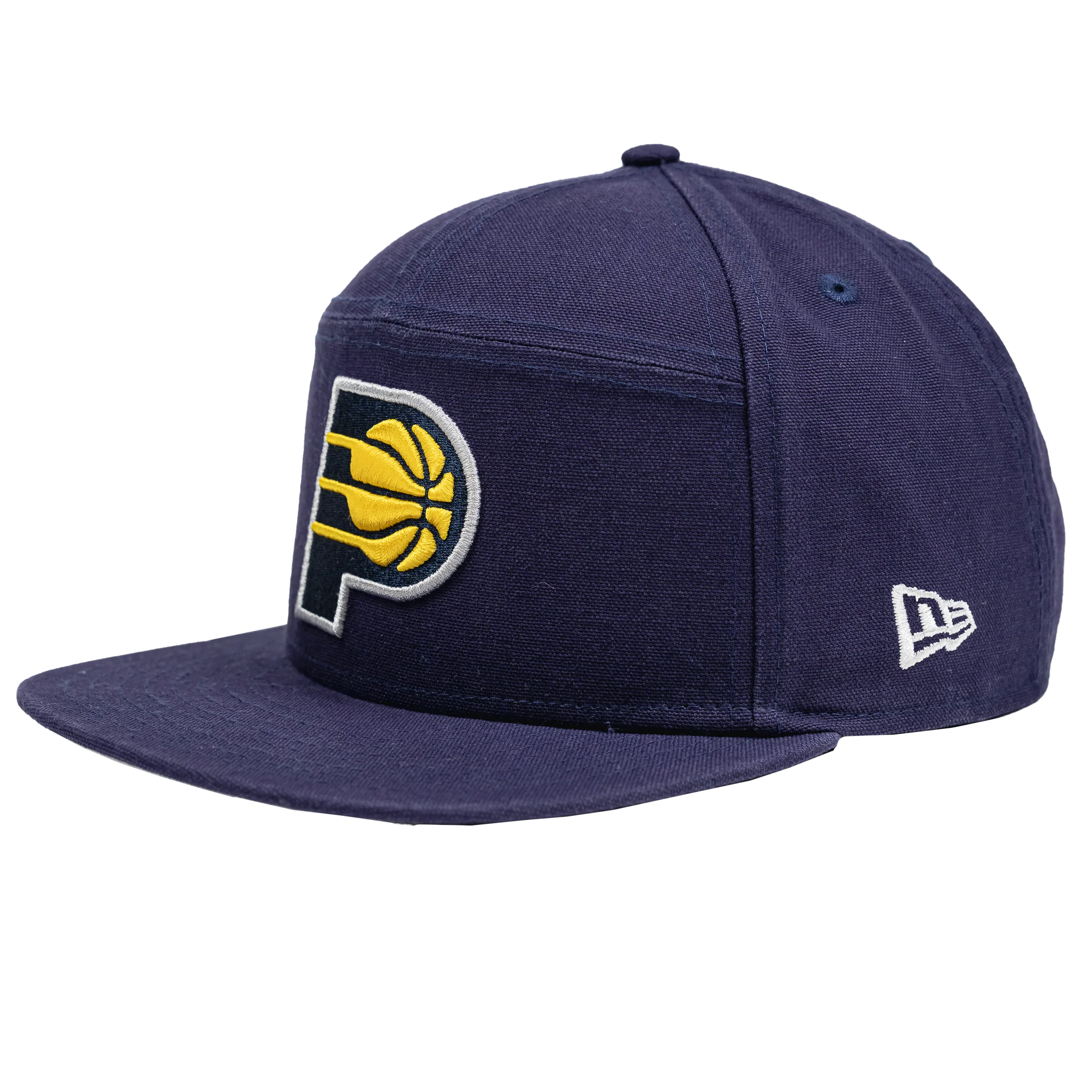 Adult Indiana Pacers Cotton Canvas 9Fifty Hat in Navy by New Era - Image 3