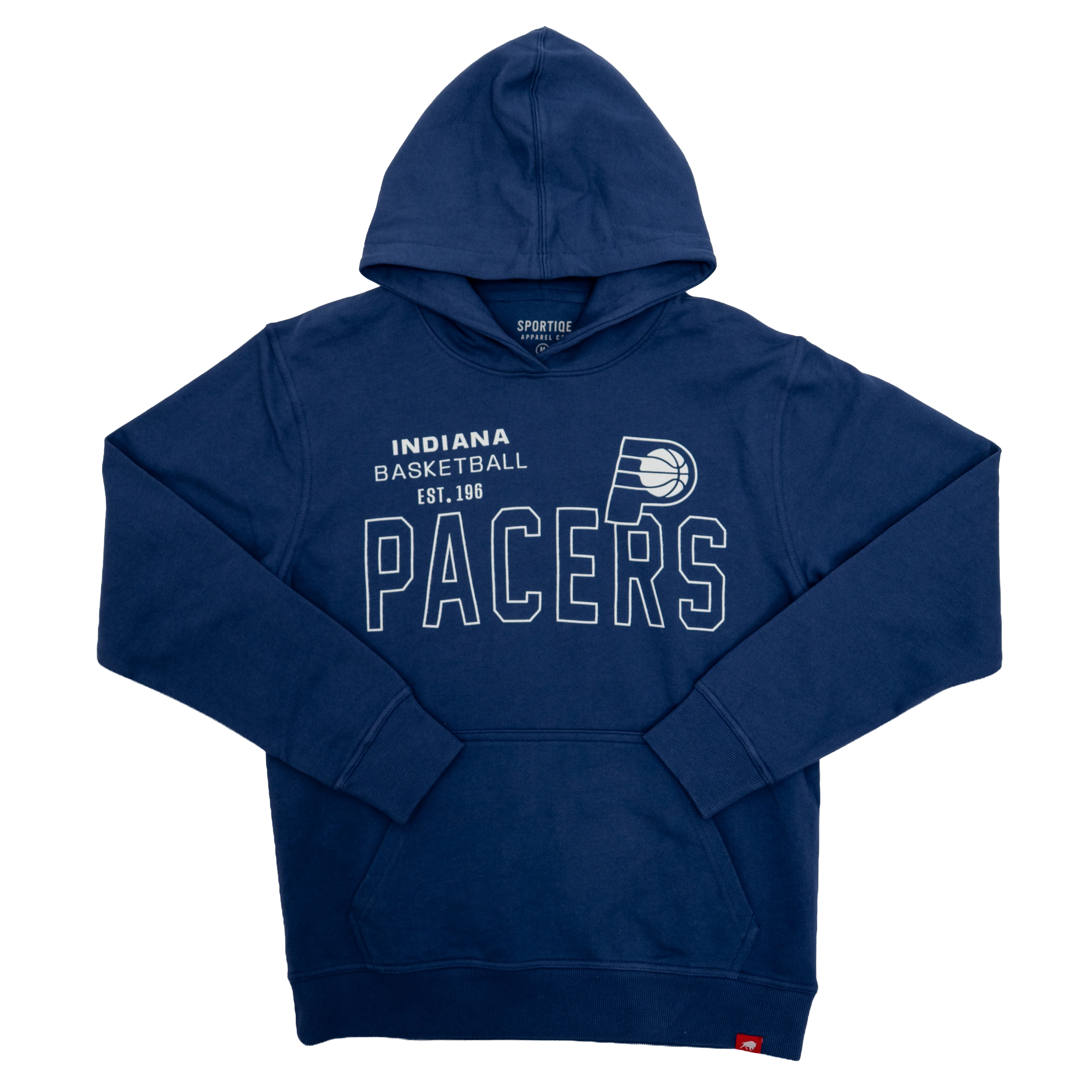 Adult Indiana Pacers Current Hooded Fleece in Blue by Sportiqe