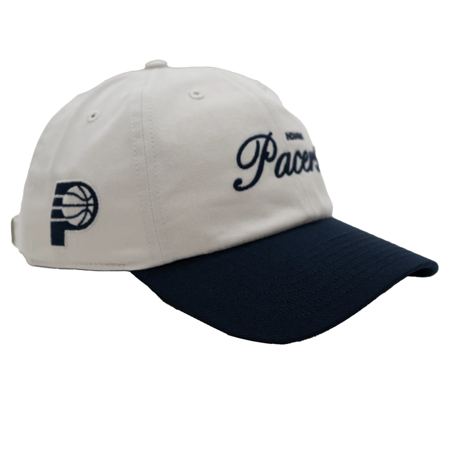 Adult Indiana Pacers Foundational Clean Up Hat in Navy by '47 - Image 2