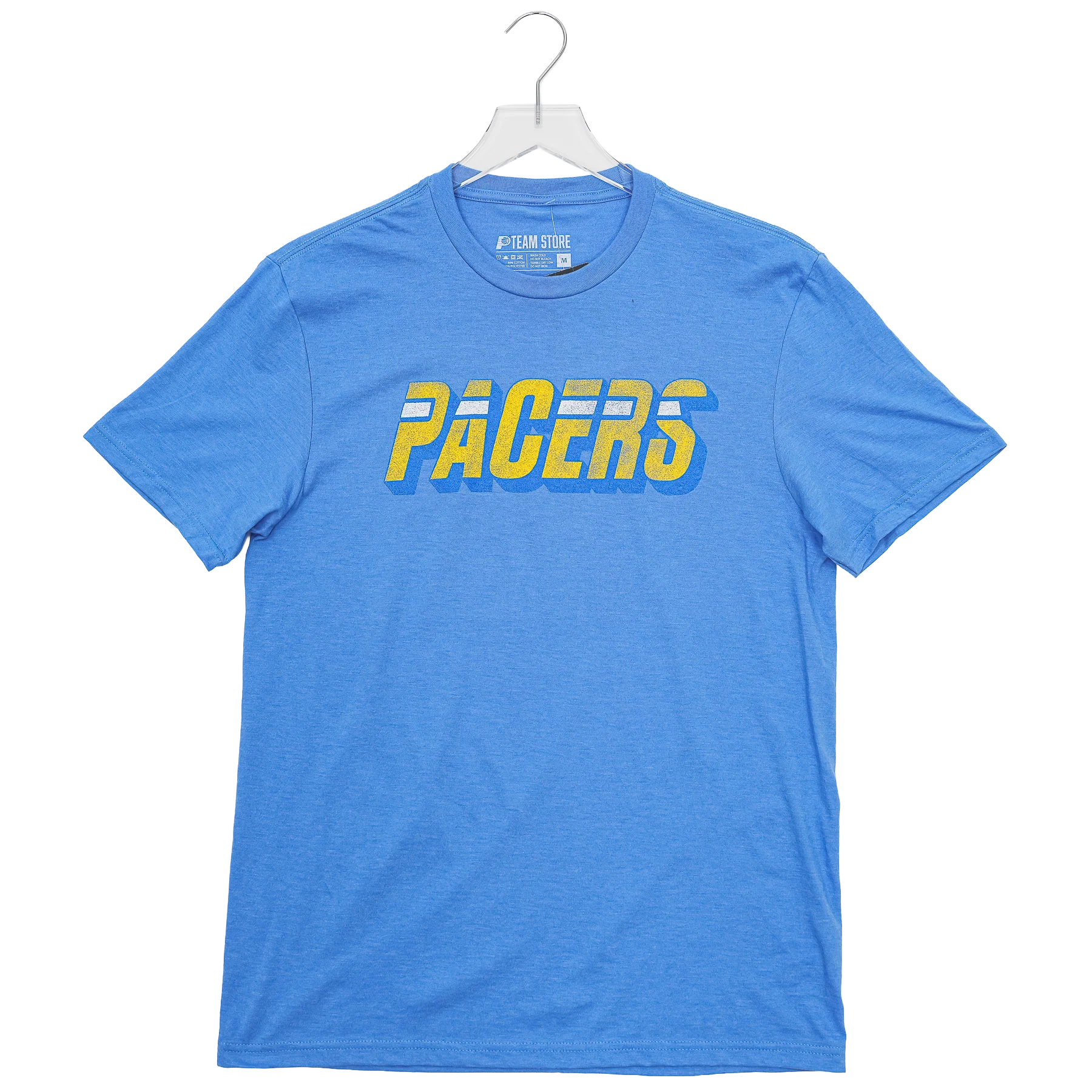 Adult Indiana Pacers Hardwood Classics Wordmark T-shirt in Royal by Pacers Team Store