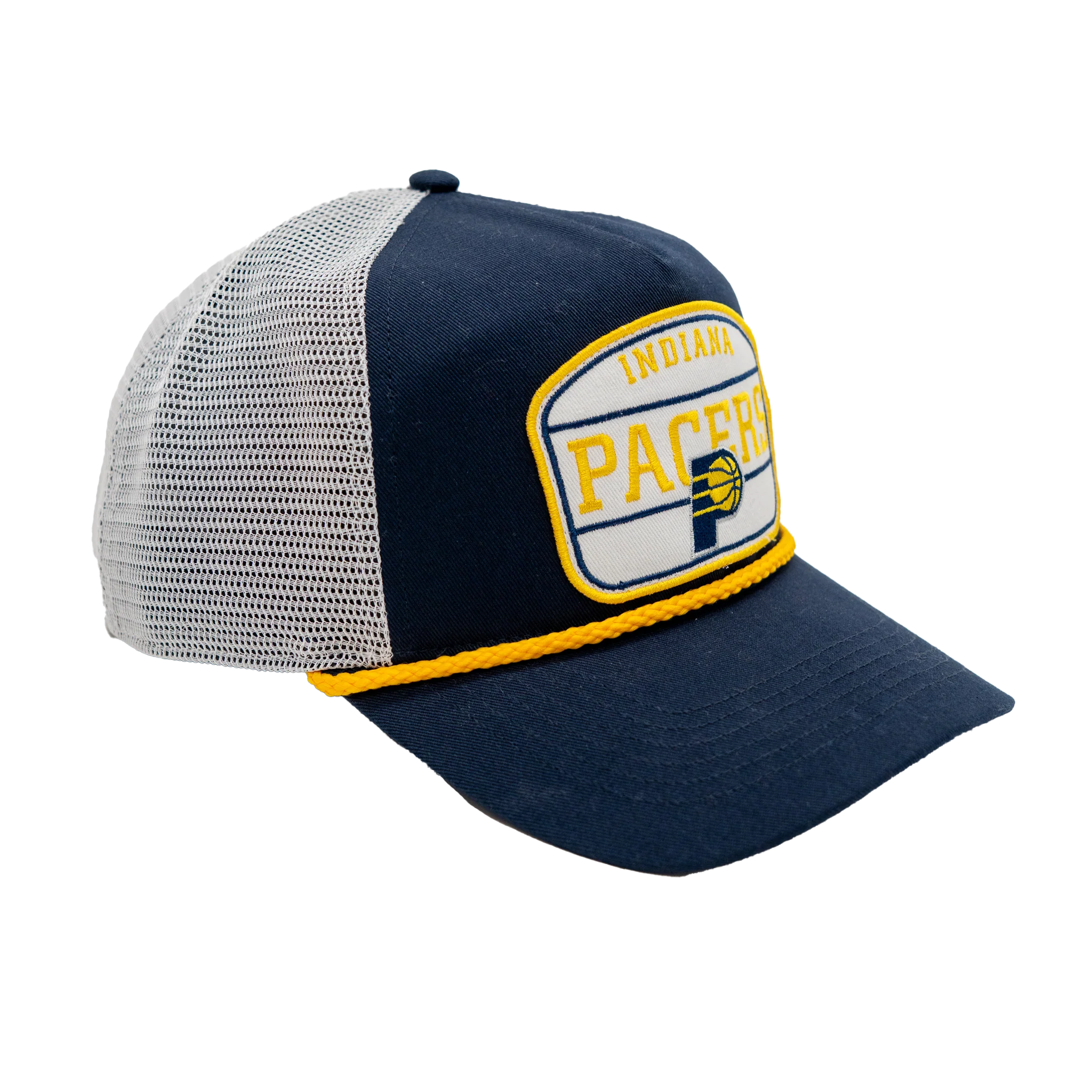 Adult Indiana Pacers Hone Patch Hitch Hat in Navy by '47 - Image 2