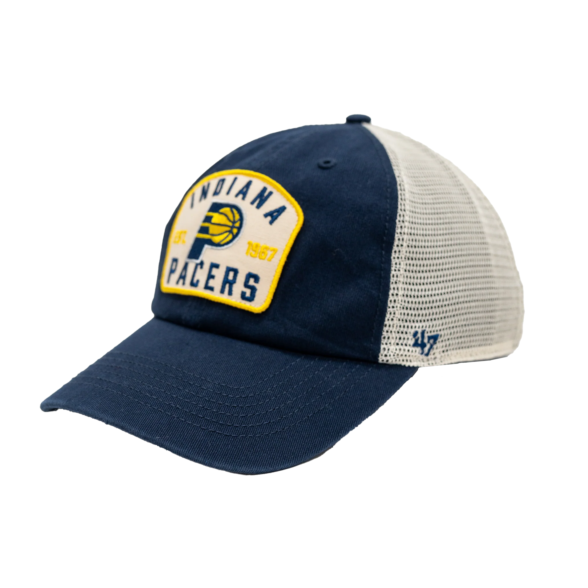 Adult Indiana Pacers McCall Clean Up Hat in Navy by '47 - Image 3