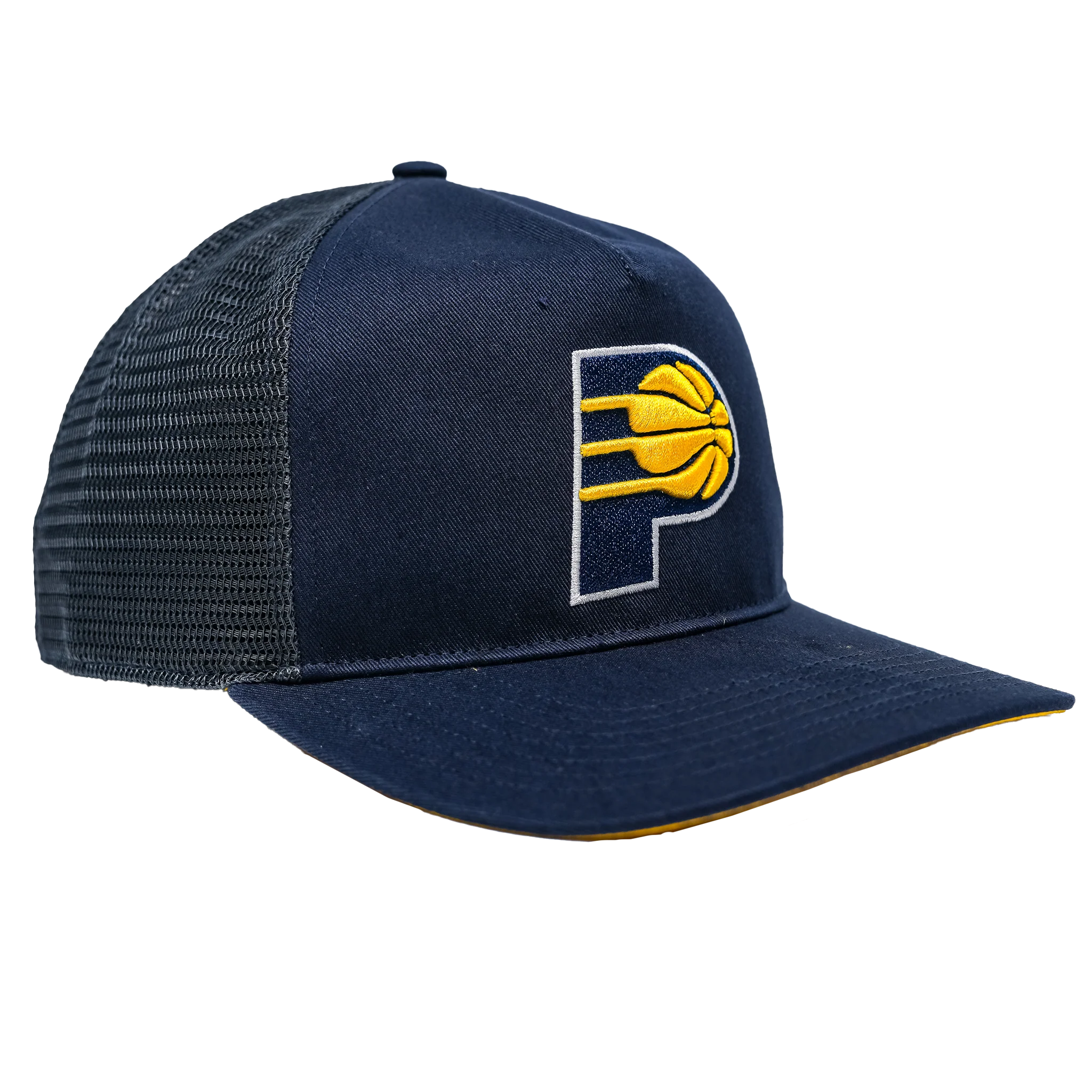 Adult Indiana Pacers Mesh Hitch Hat in Navy by '47 - Image 3