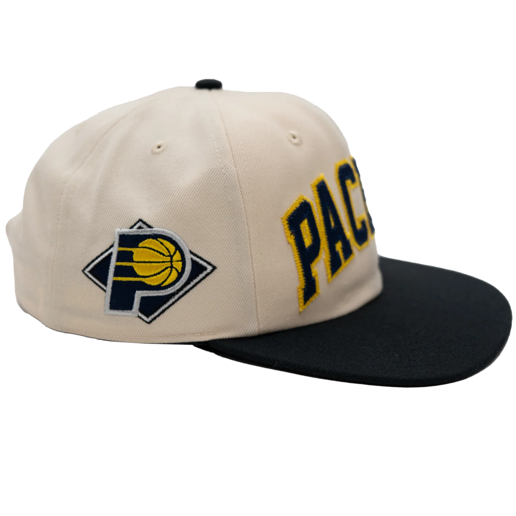 Adult Indiana Pacers Off Hand Captain Hat in White by '47 - Image 2