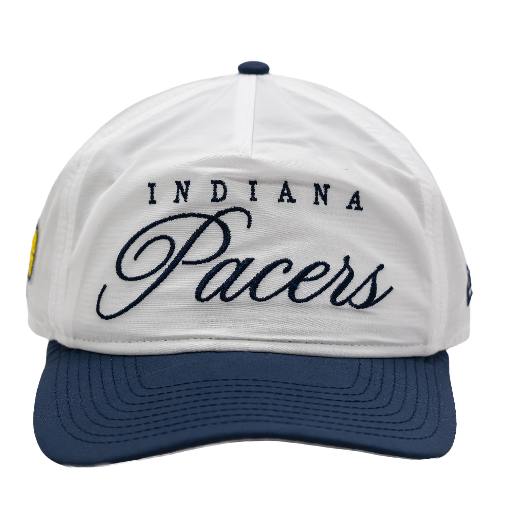 Adult Indiana Pacers Official 2025 NBA Draft Golfer Hat in White by New Era
