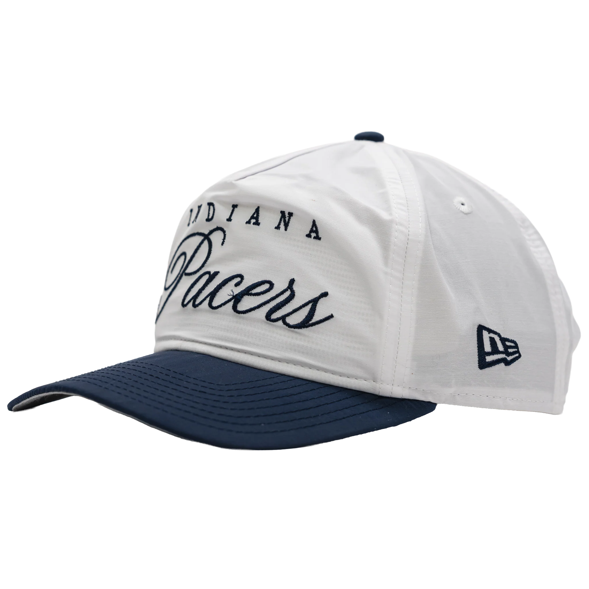 Adult Indiana Pacers Official 2025 NBA Draft Golfer Hat in White by New Era - Image 2