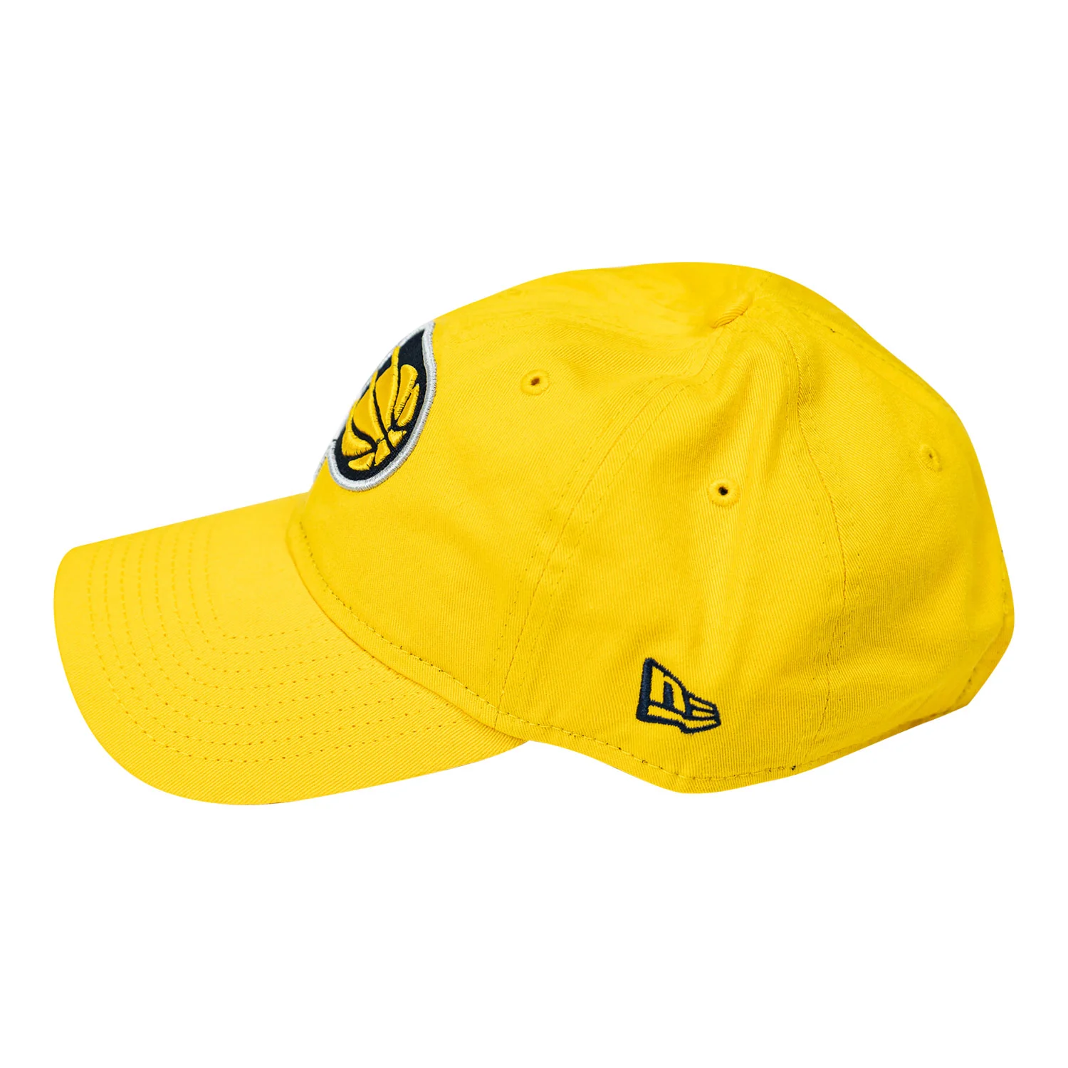 Adult Indiana Pacers Primary Logo Core Classic 9Twenty Hat in Gold by New Era - Image 3