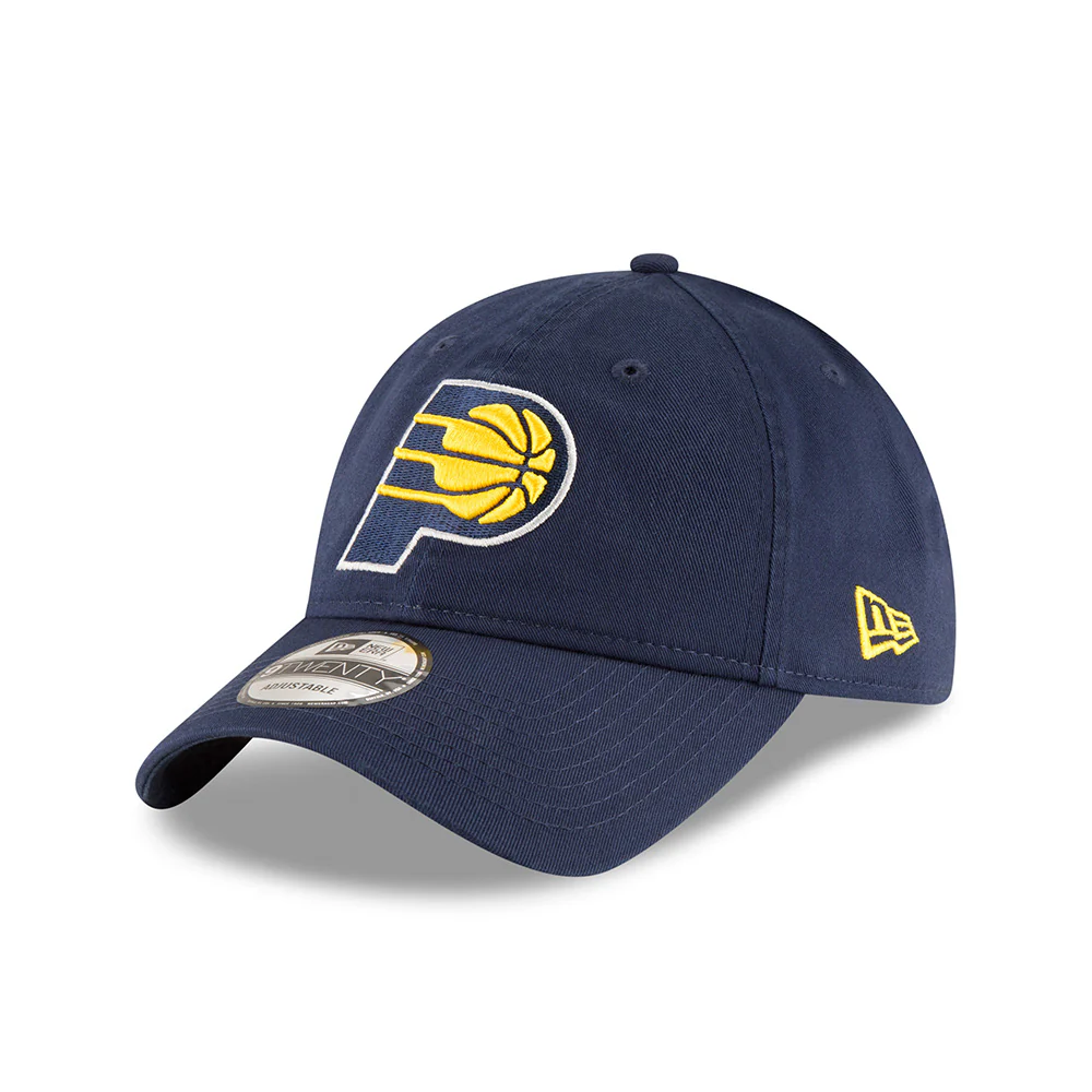 Adult Indiana Pacers Primary Logo Core Classic Tonal 9TWENTY Hat in Navy by New Era - Image 2