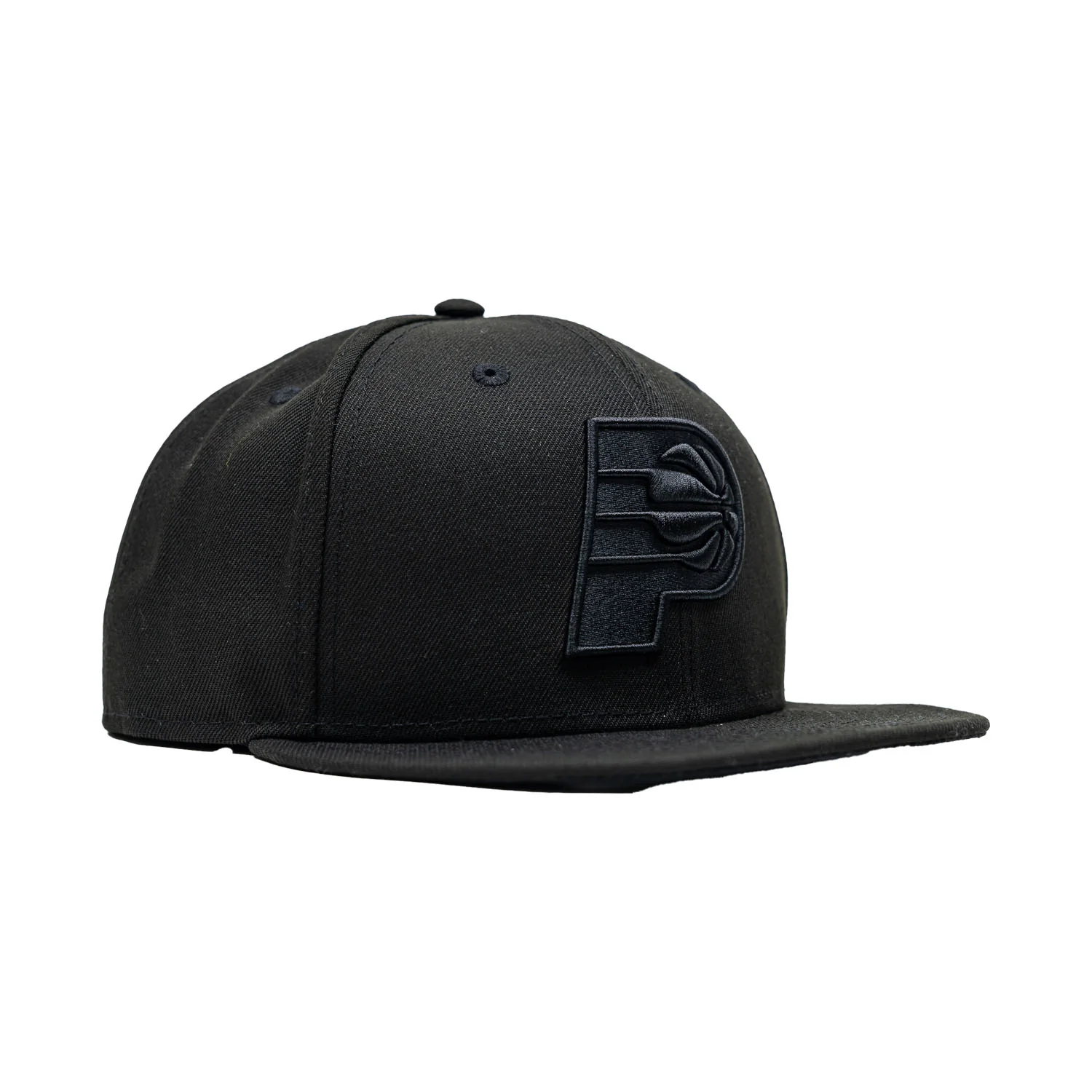 Adult Indiana Pacers Primary Logo Tonal 9Fifty Hat in Black by New Era - Image 3