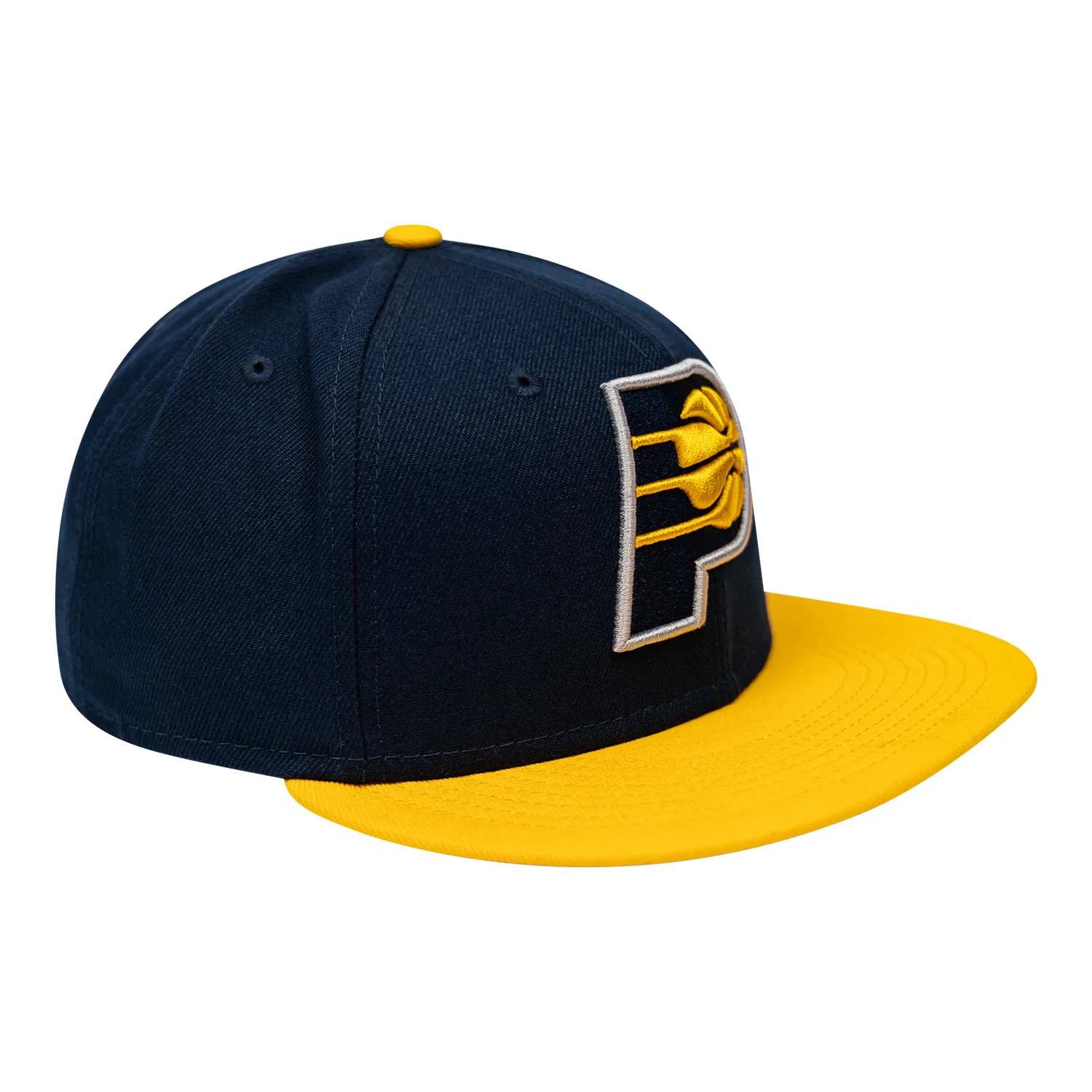 Adult Indiana Pacers Primary Logo Two-Tone 59Fifty Hat in Navy by New Era - Image 3