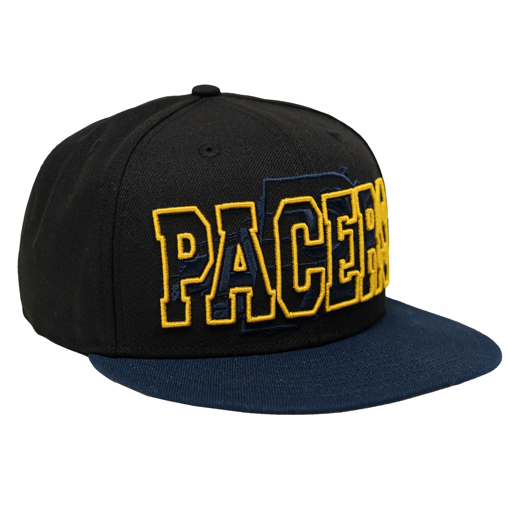 Adult Indiana Pacers Splatter 9Fifty Hat in Black by New Era - Image 3