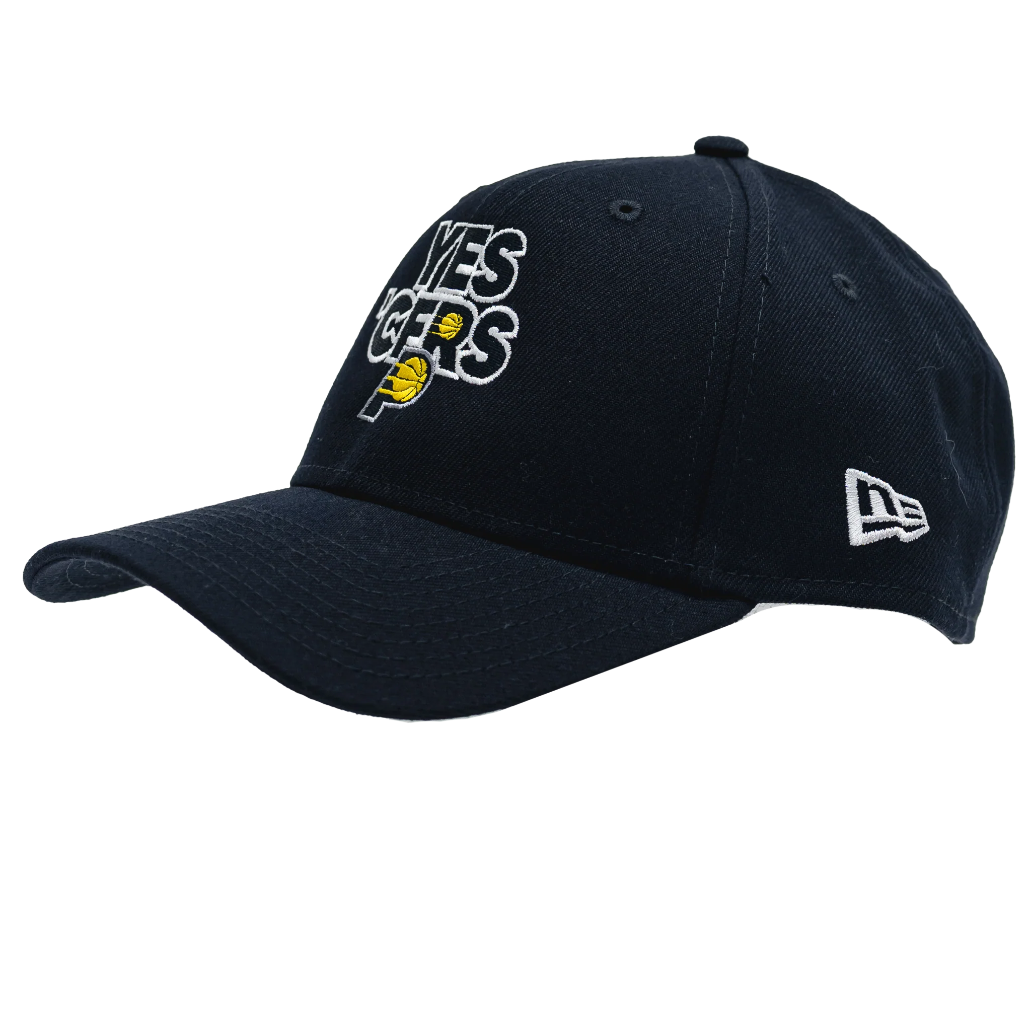 Adult Indiana Pacers Yes Cers 9Forty Hat in Navy by New Era - Image 3