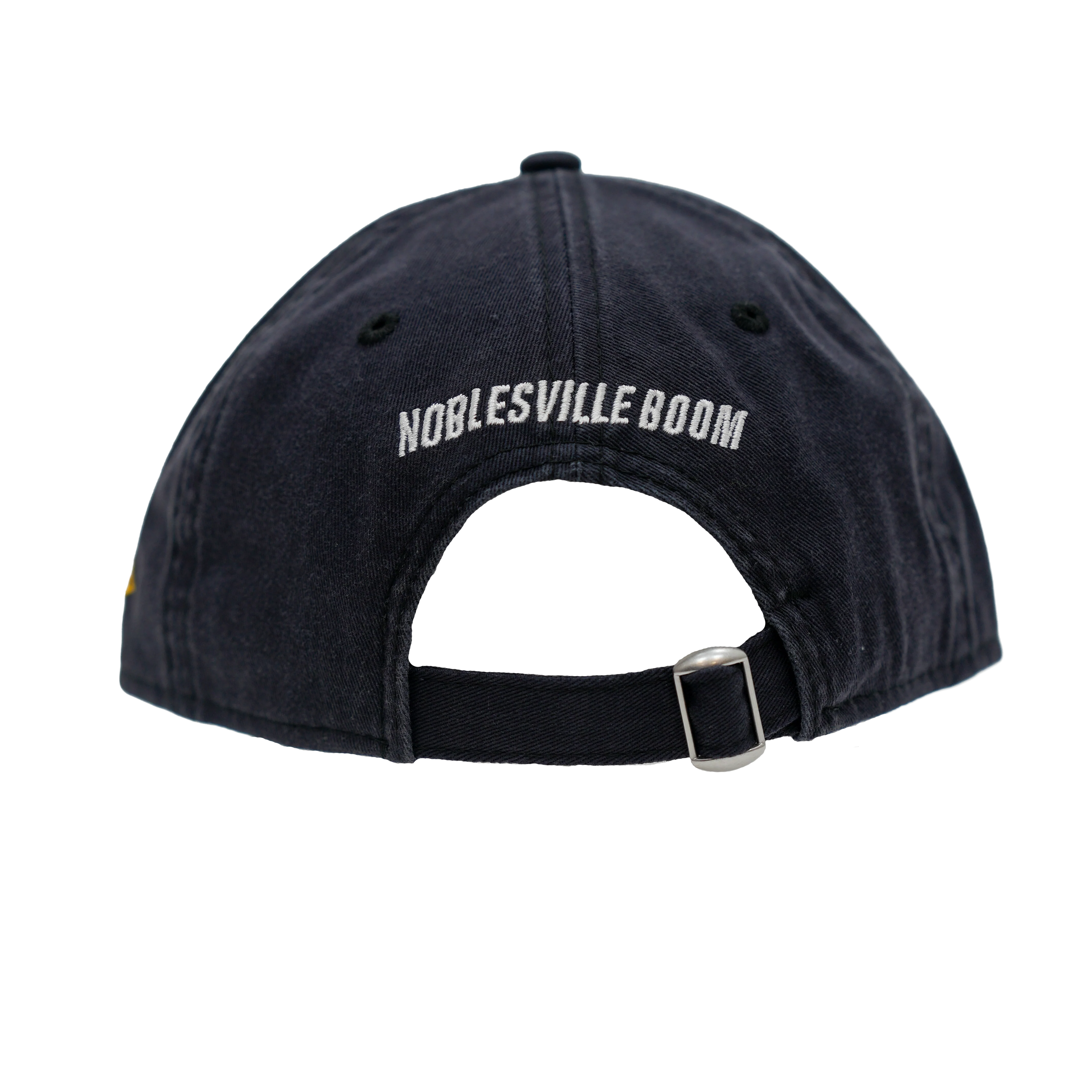 Adult Noblesville Boom Primary Logo 9Fifty Hat in Navy by New Era - Image 3