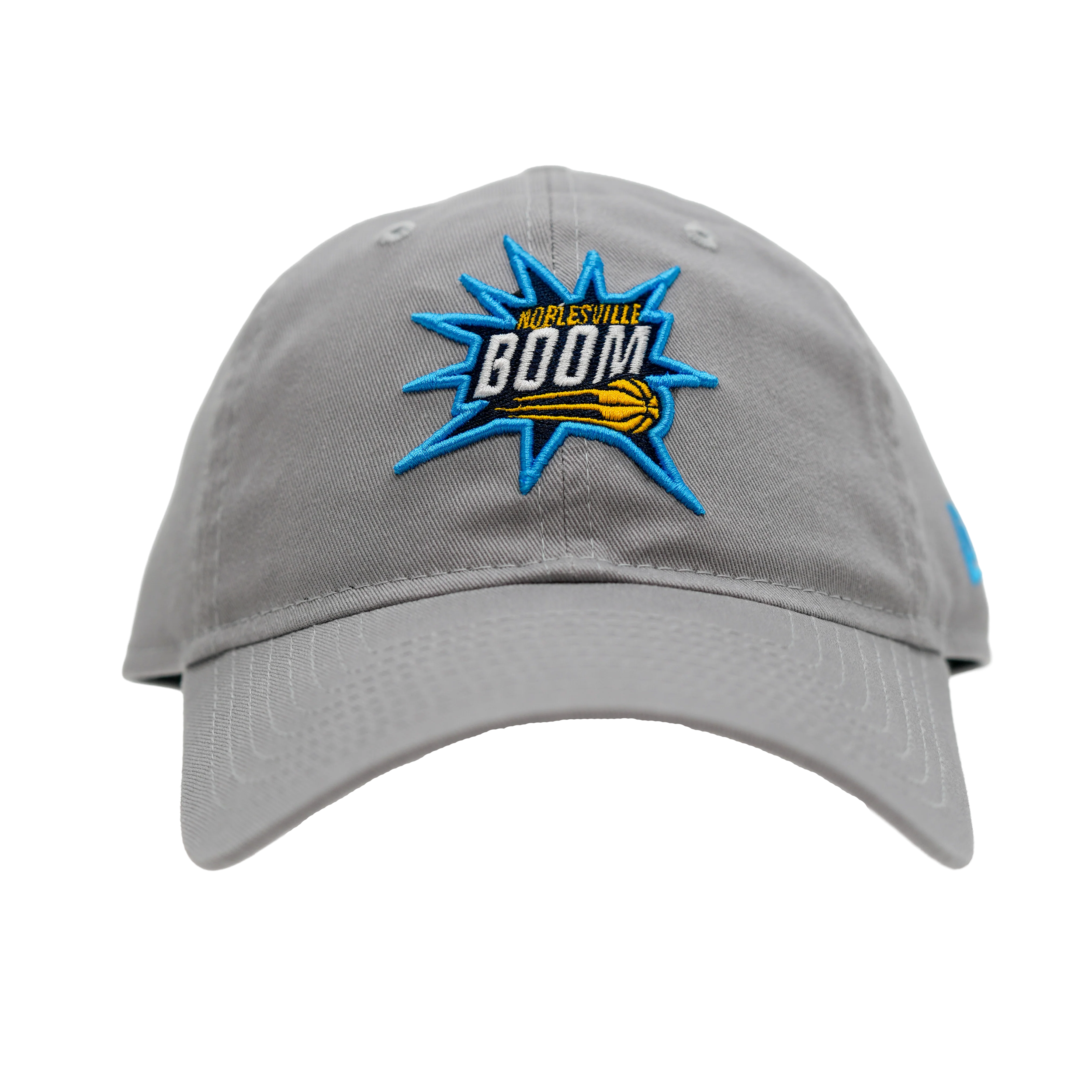 Adult Noblesville Boom Primary Logo 9Twenty Hat in Grey by New Era