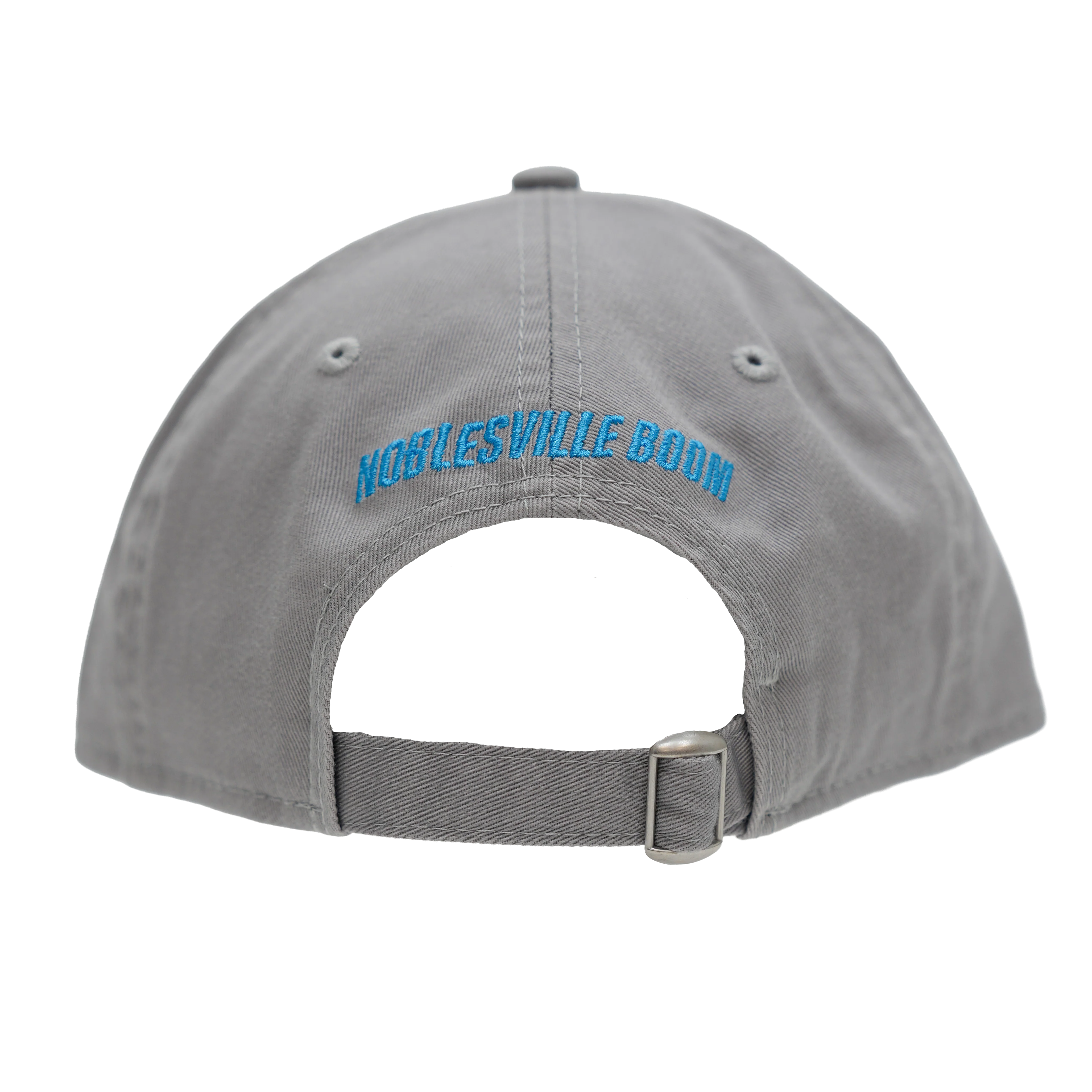 Adult Noblesville Boom Primary Logo 9Twenty Hat in Grey by New Era - Image 3