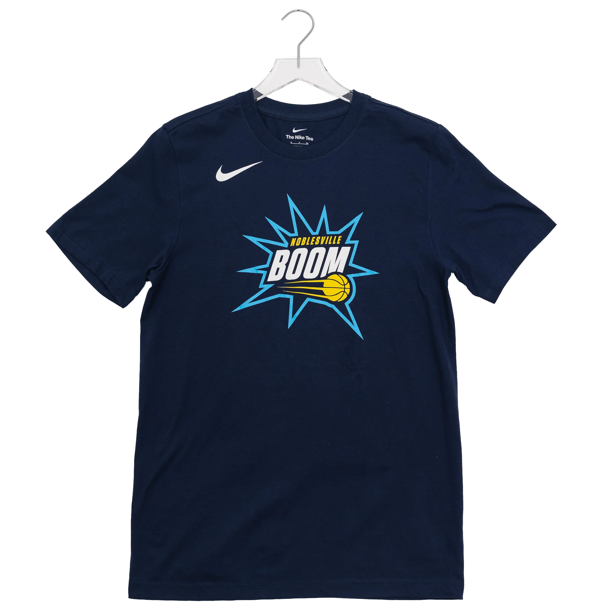 Adult Noblesville Boom Primary Logo T-shirt in Navy by Nike