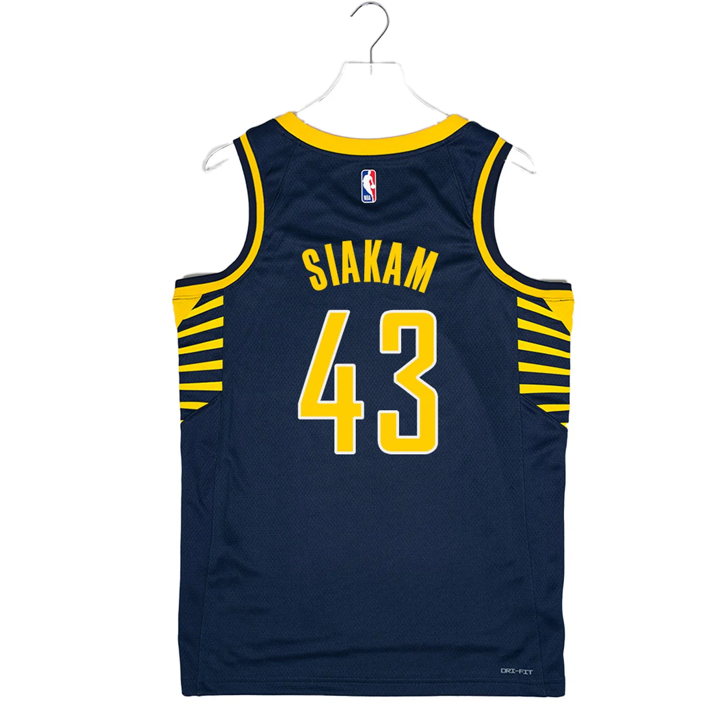 Adult Indiana Pacers #43 Pascal Siakam Icon Swingman Jersey in Navy by Nike