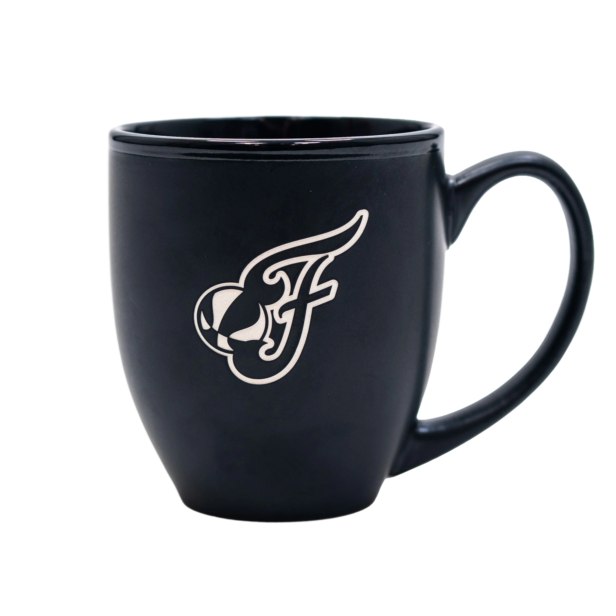 Indiana Fever 15oz Secondary Logo Matte Ceramic Mug in Black by Rico Industries Inc.