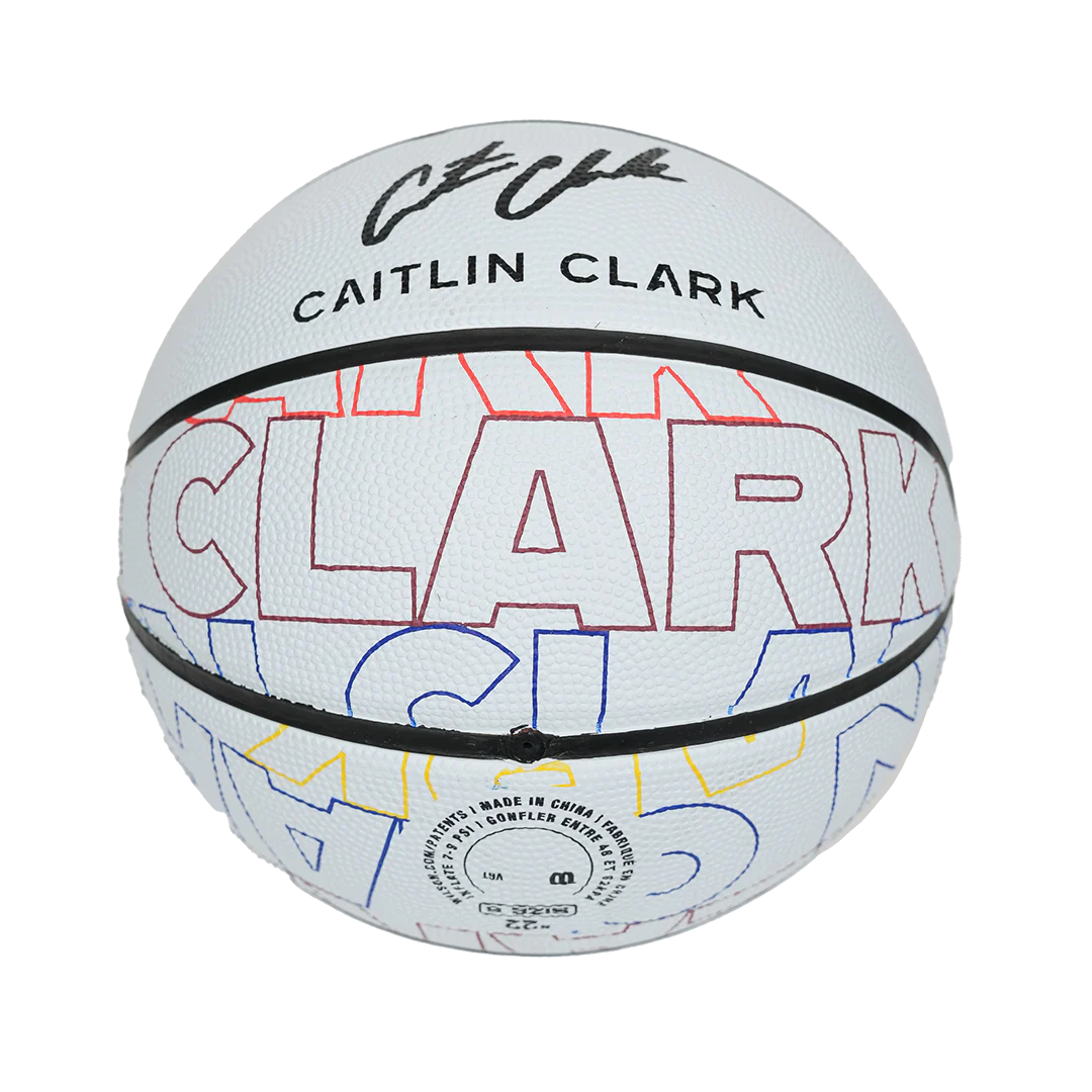 Indiana Fever Caitlin Clark 22 Every Point Full-Size Basketball in White by Wilson - Image 2