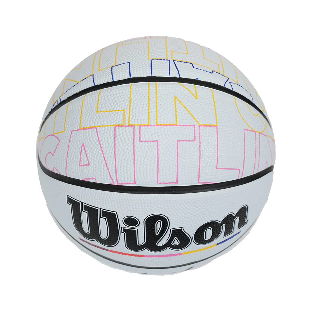Indiana Fever Caitlin Clark 22 Every Point Full-Size Basketball in White by Wilson - Image 3