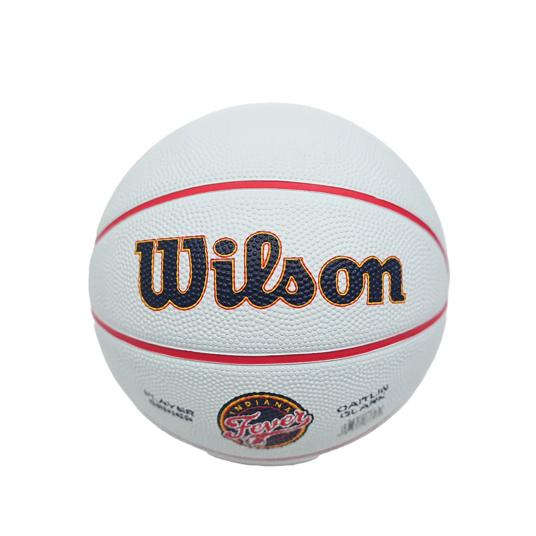 Indiana Fever Caitlin Clark #22 Mini Basketball in White by Wilson - Image 2