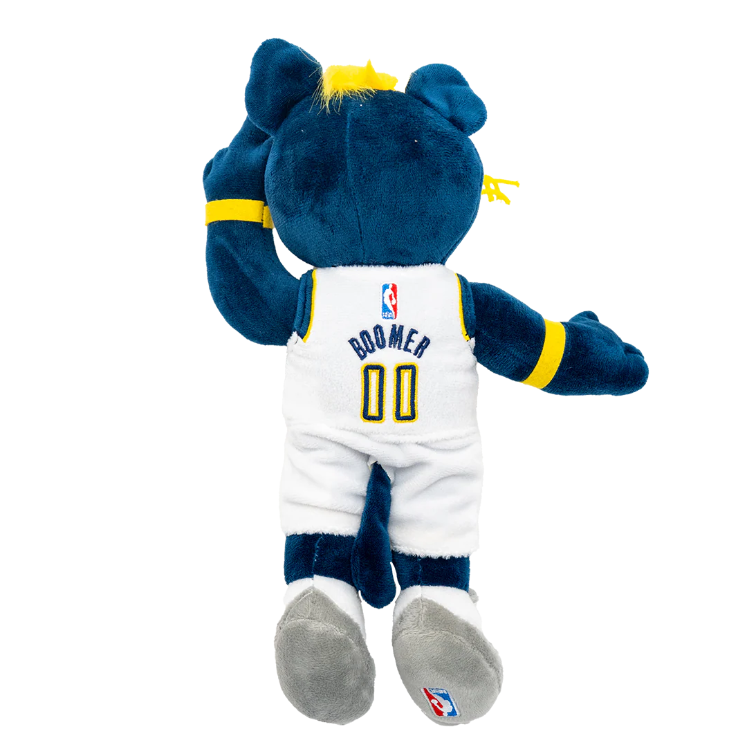 Indiana Pacers Boomer Plush Doll in 10 inches in White by Bleacher Creature - Image 2